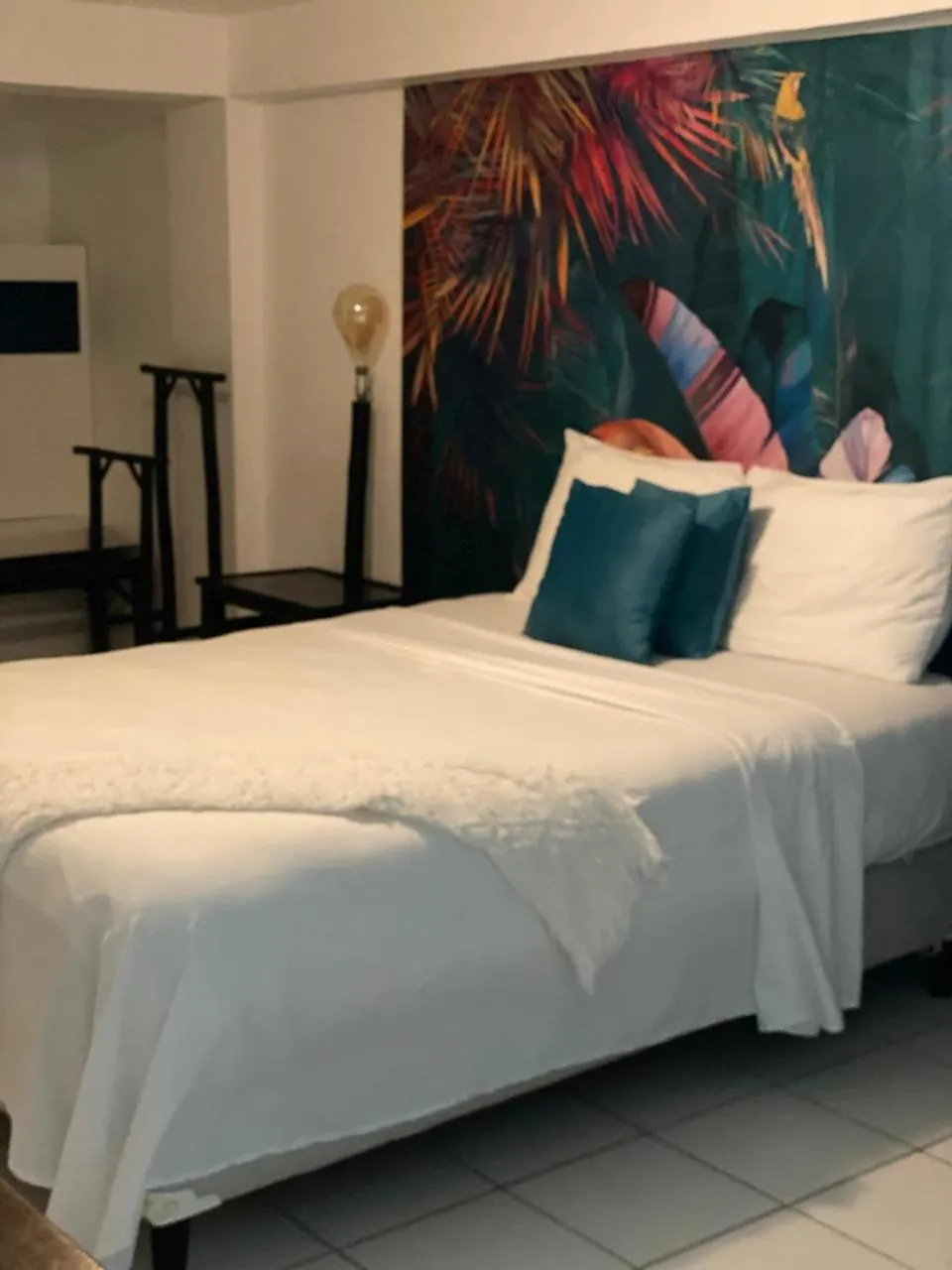 Bedroom, Bed in LF Jungle Retreat