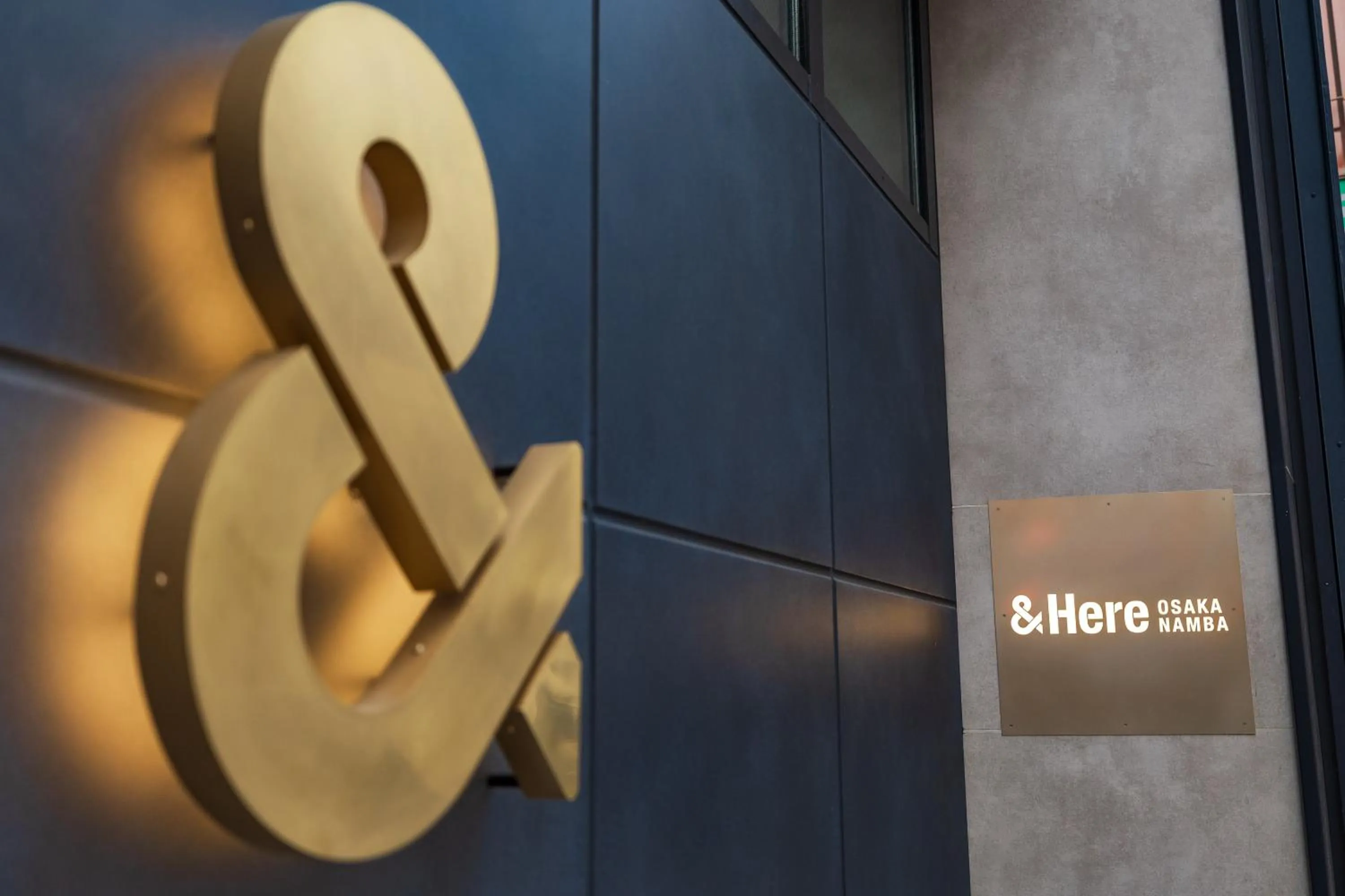 Property logo or sign in &Here OSAKA NAMBA