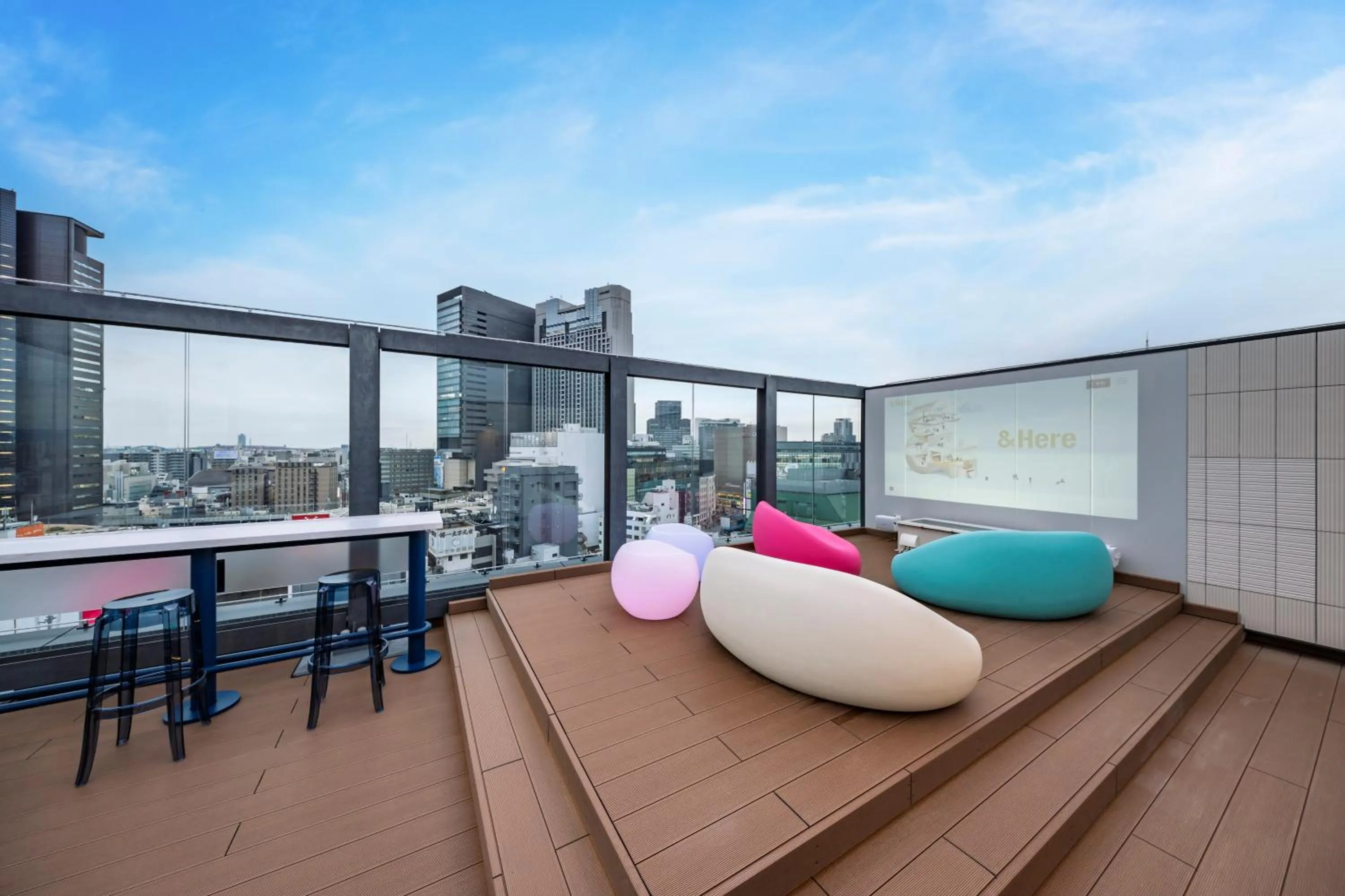 Balcony/Terrace in &Here OSAKA NAMBA