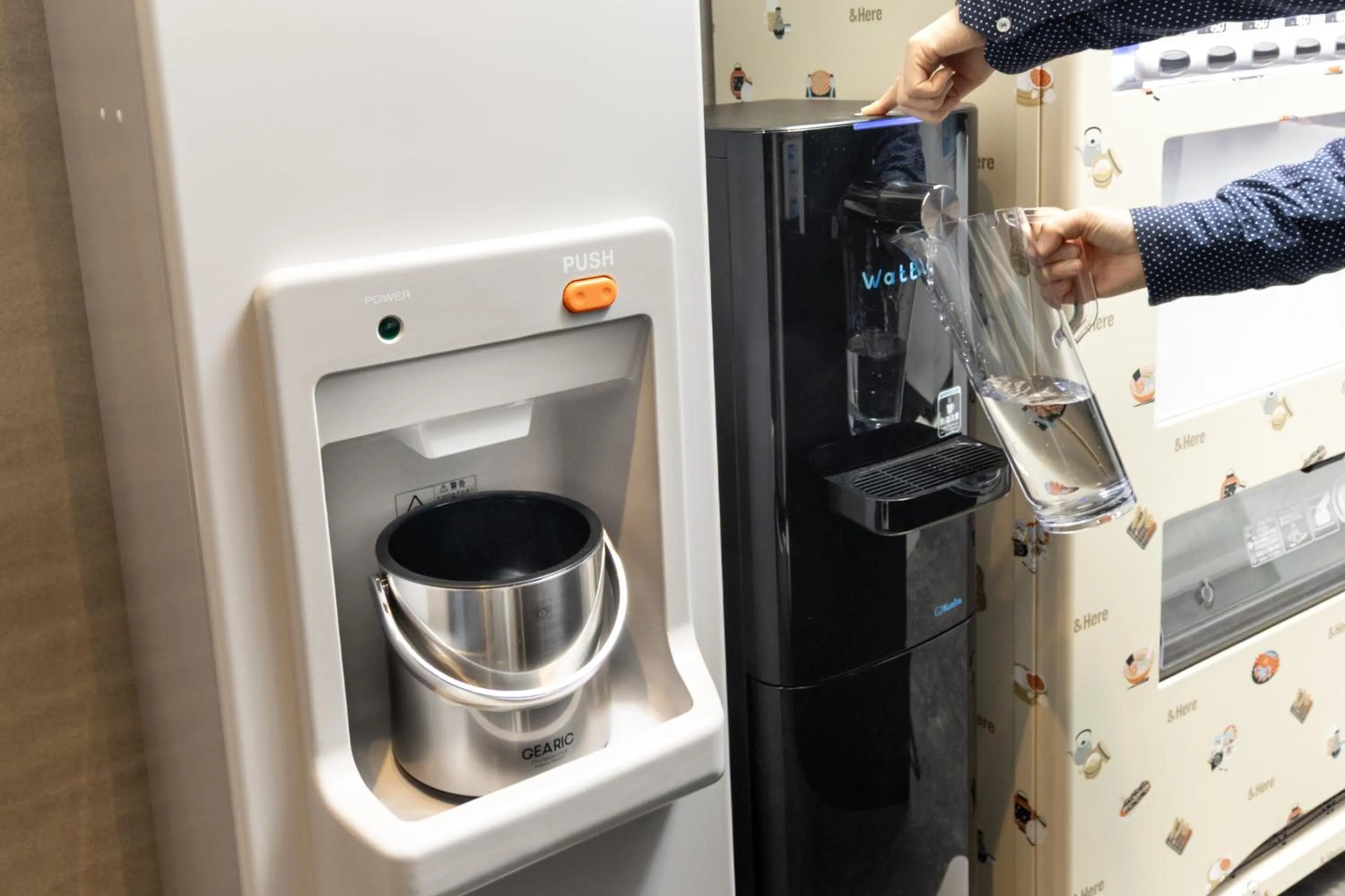 Communal lounge/ TV room in &Here OSAKA NAMBA