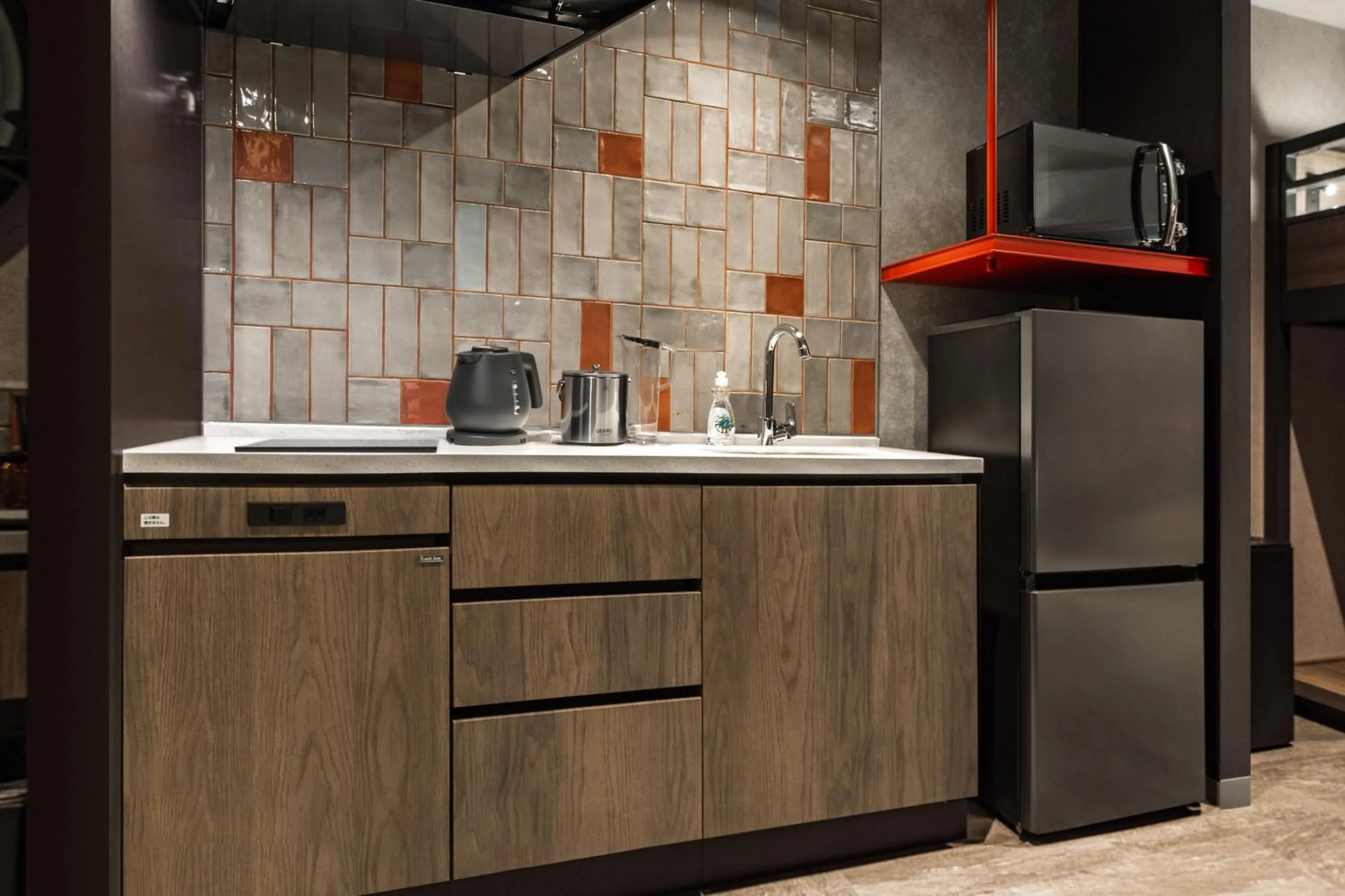 Kitchen or kitchenette in &Here OSAKA NAMBA