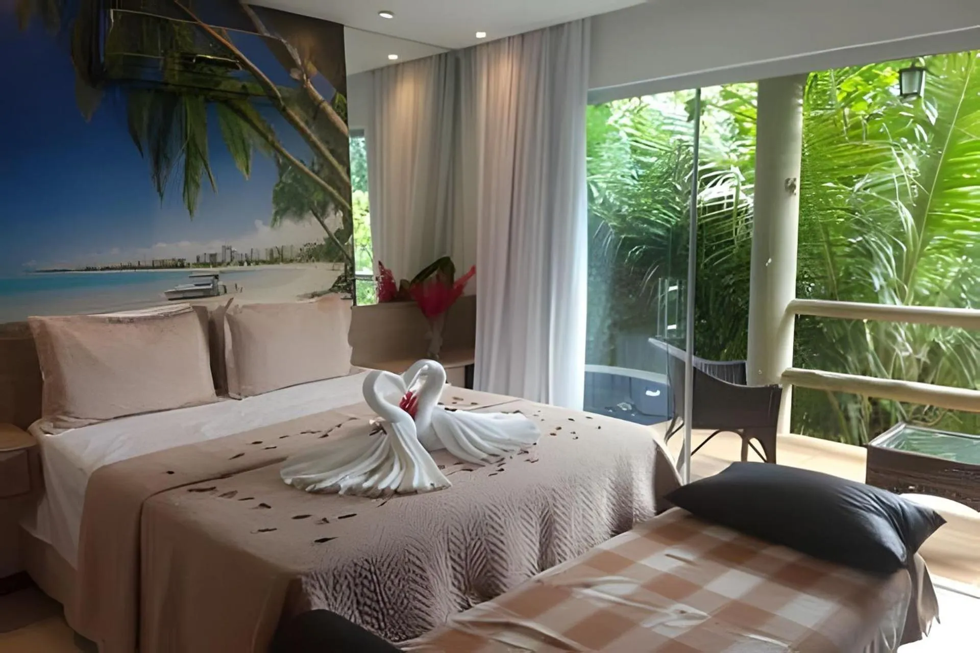 Bed in Villas do Pratagy