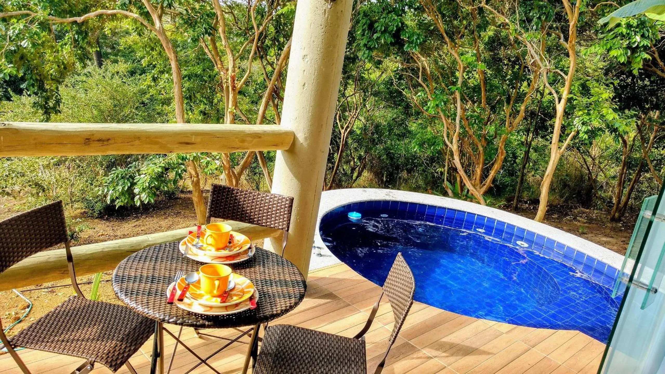 Balcony/Terrace in Villas do Pratagy