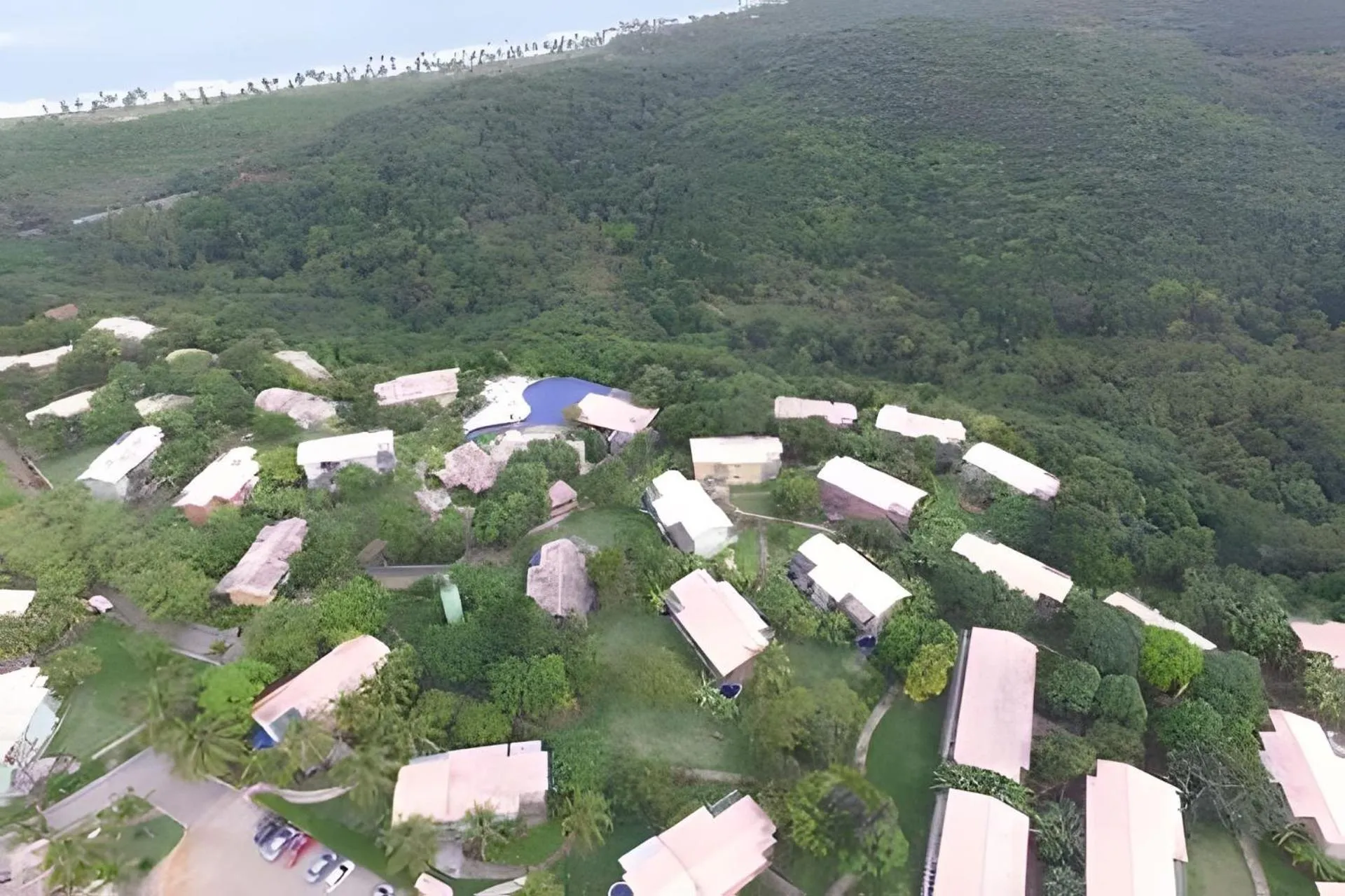 Bird's eye view in Villas do Pratagy