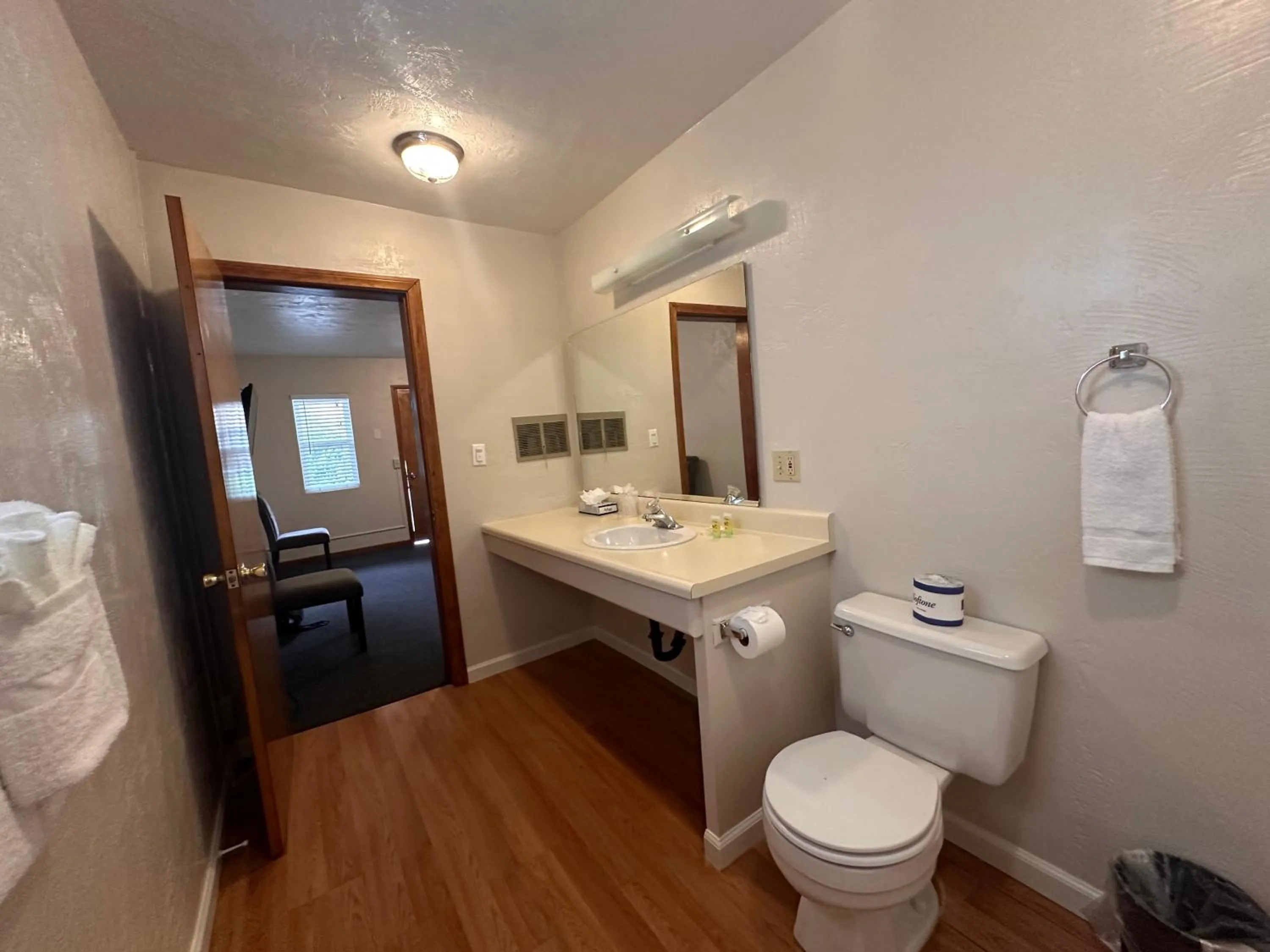 Bathroom in Lee Vining Motel