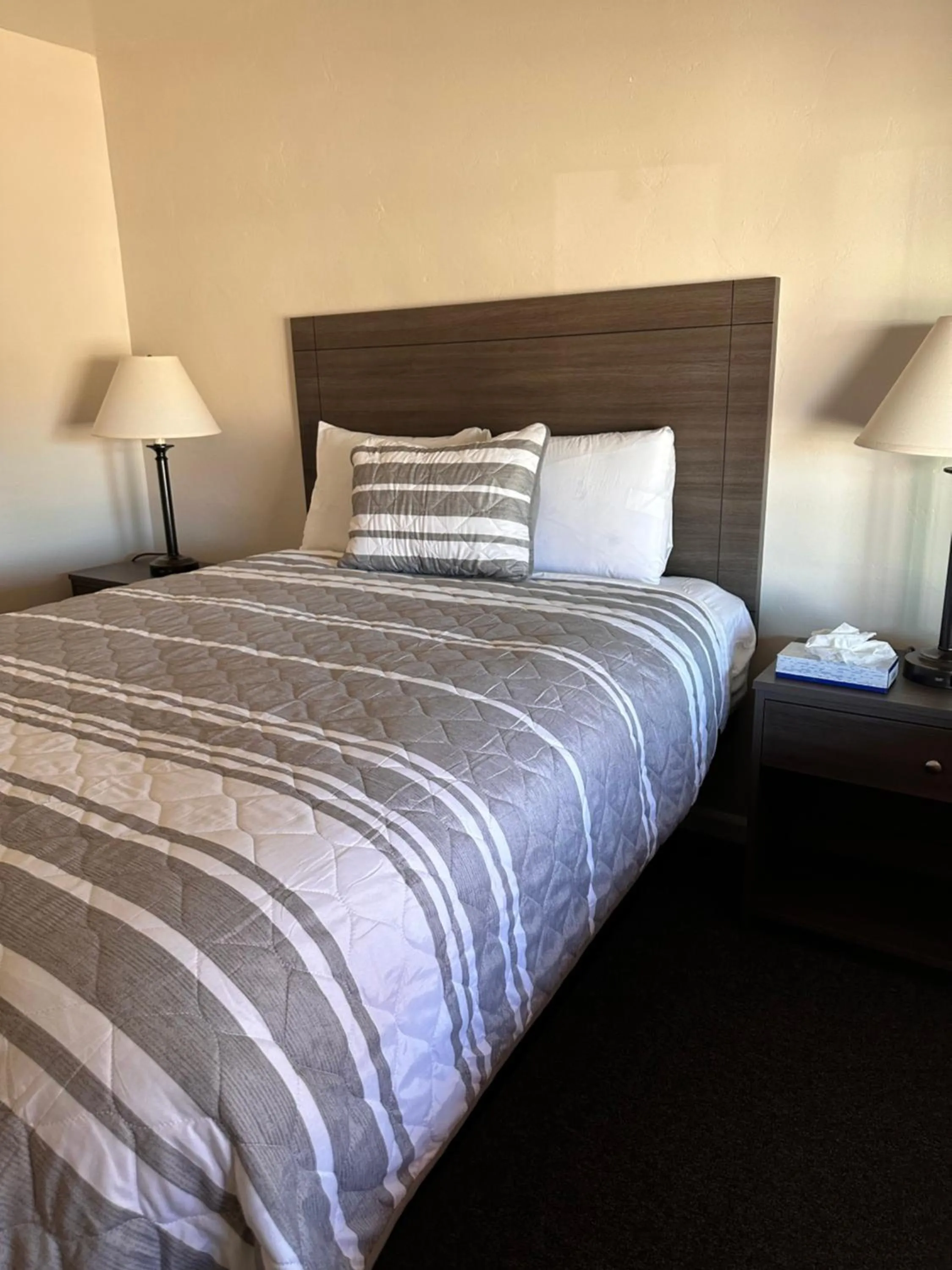 Photo of the whole room, Bed in Lee Vining Motel