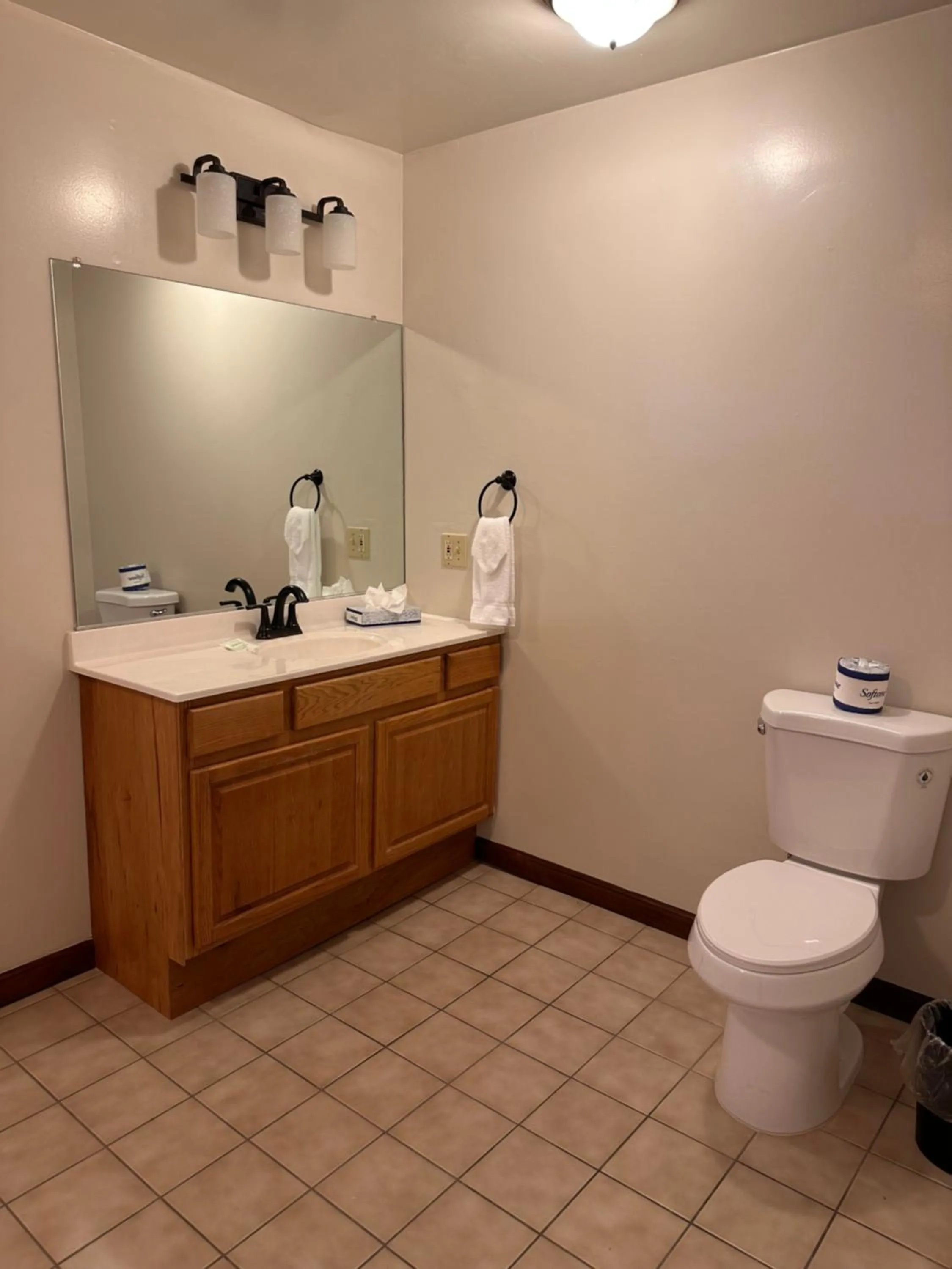 Bathroom in Lee Vining Motel