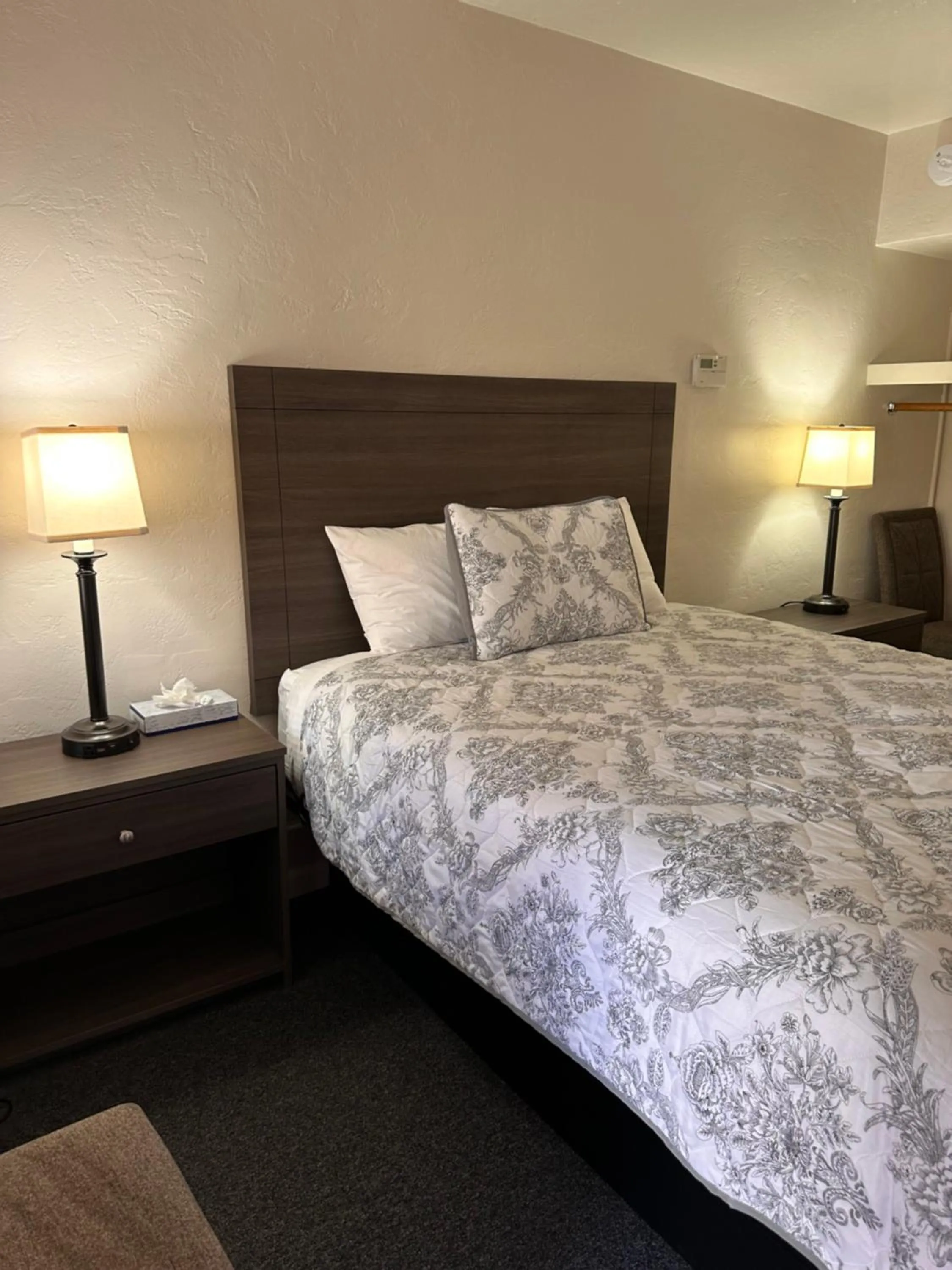 Photo of the whole room, Bed in Lee Vining Motel