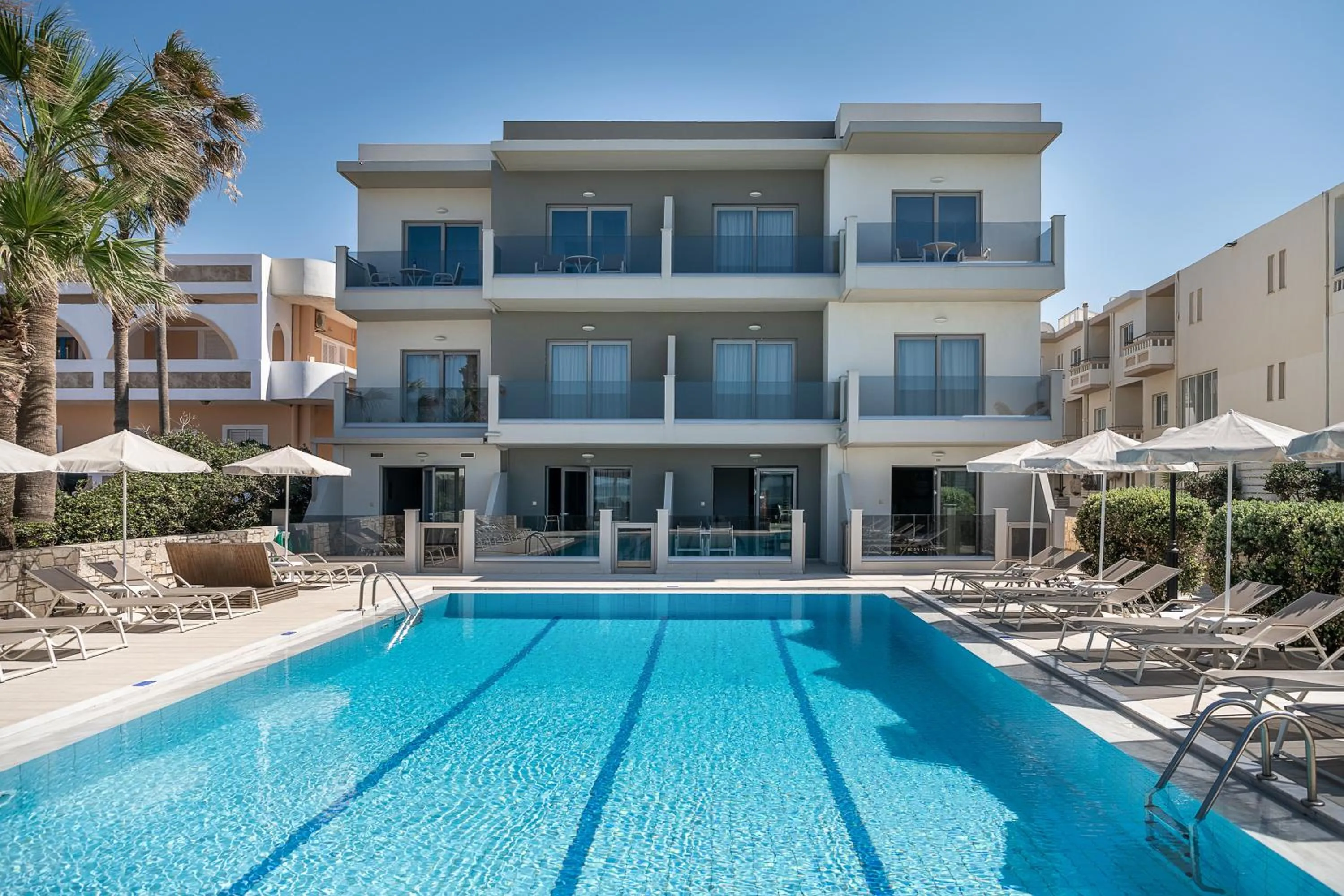 Pool view in Nektar Beach Hotel
