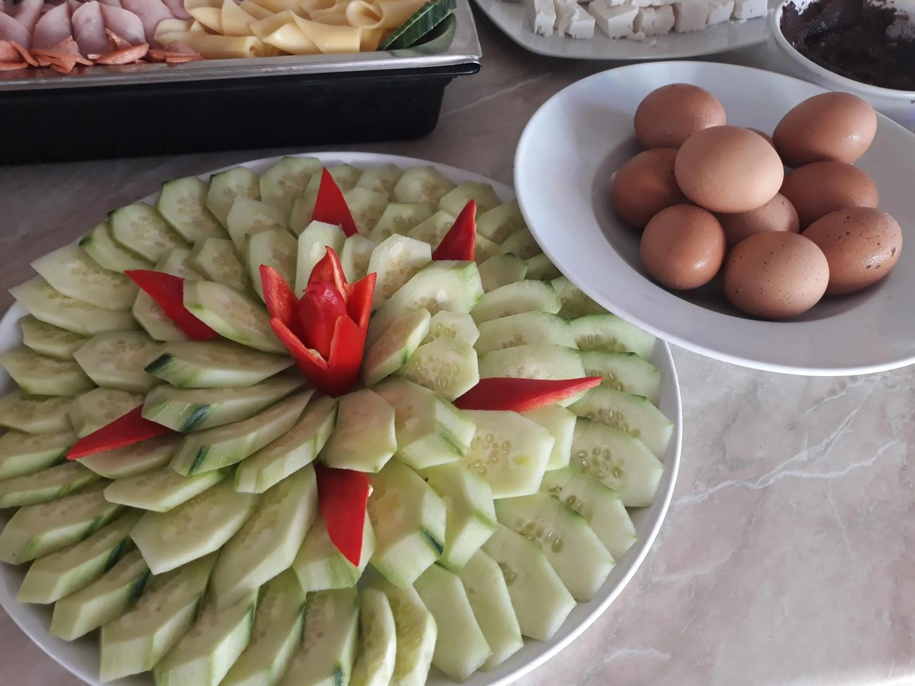 Breakfast in Nektar Beach Hotel