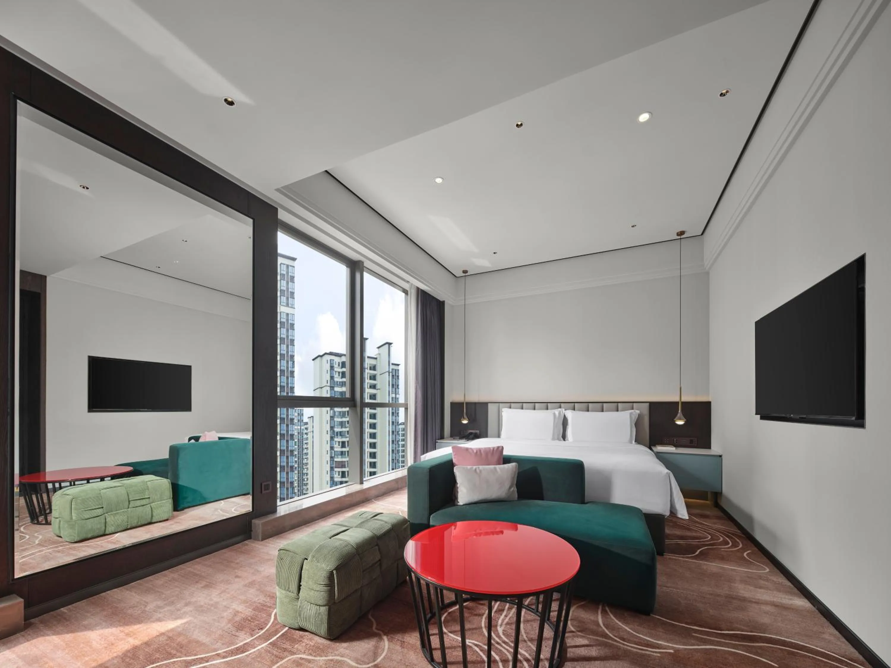 Bed in Wanda Realm Yudu Ganzhou