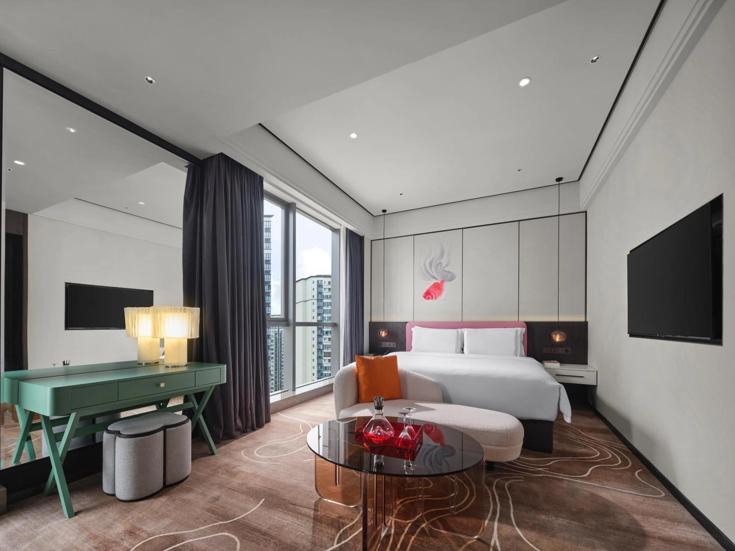 Bed in Wanda Realm Yudu Ganzhou