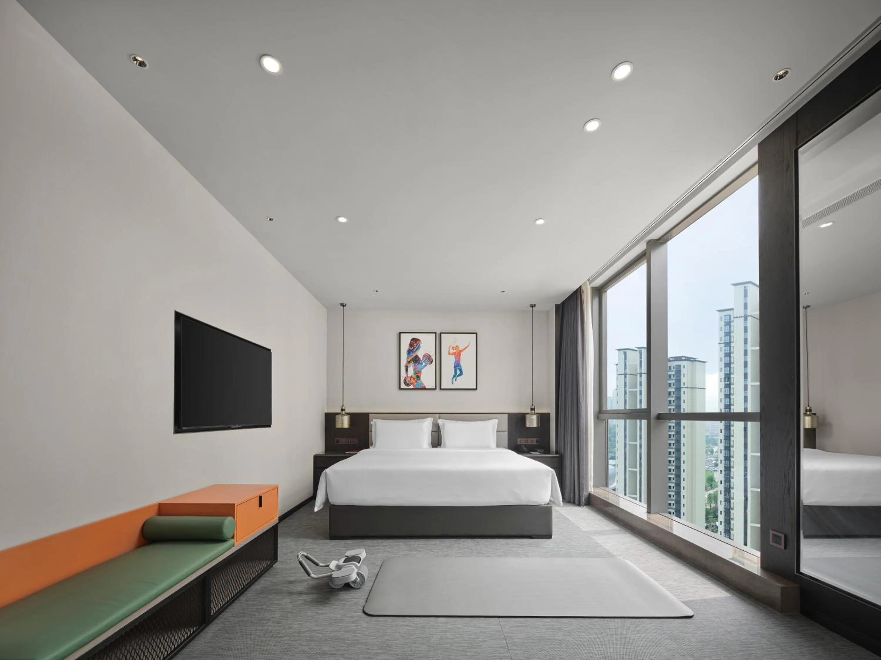 Bed in Wanda Realm Yudu Ganzhou