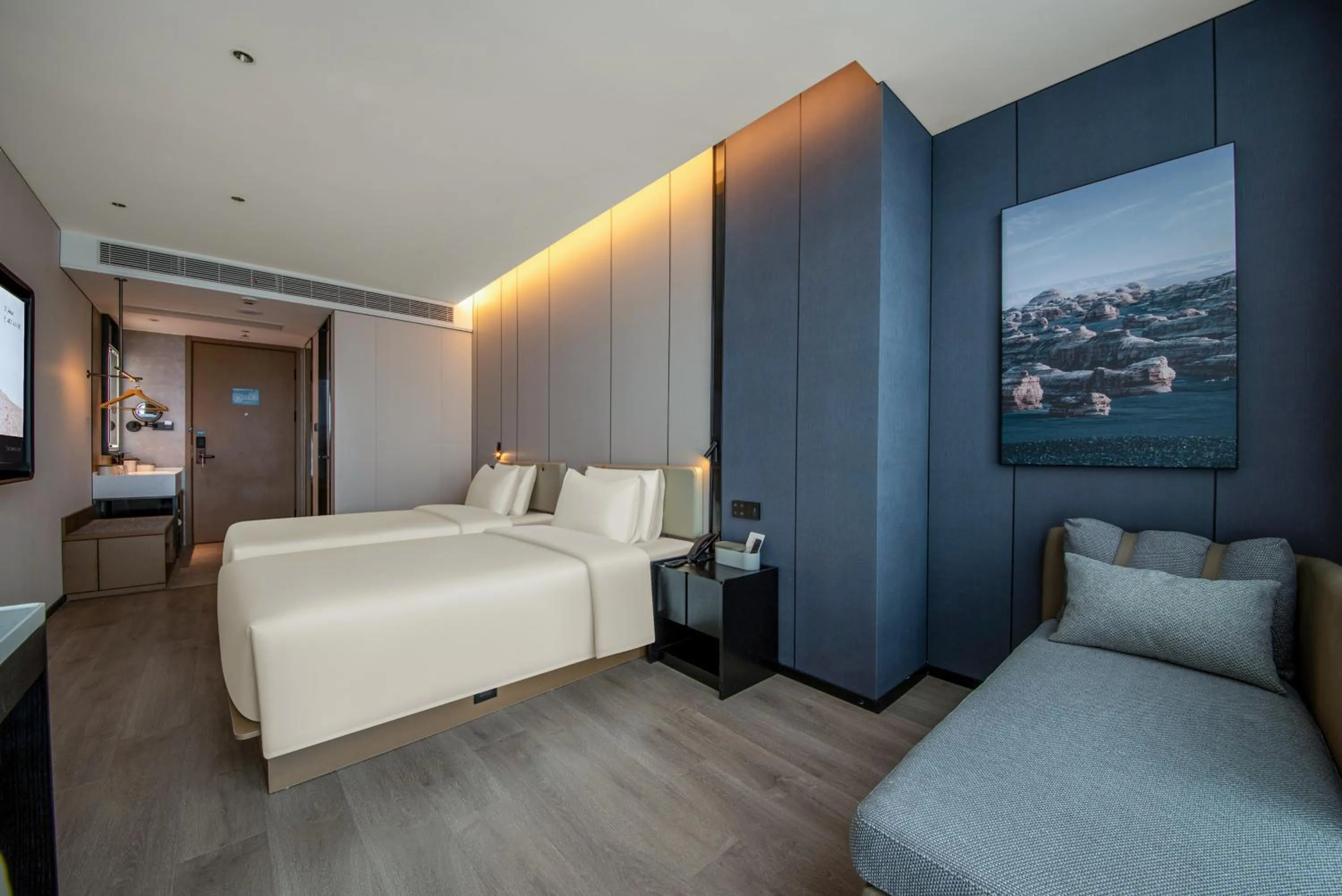 Bed in Atour Hotel Changshu Yunshang Town Mocheng Avenue