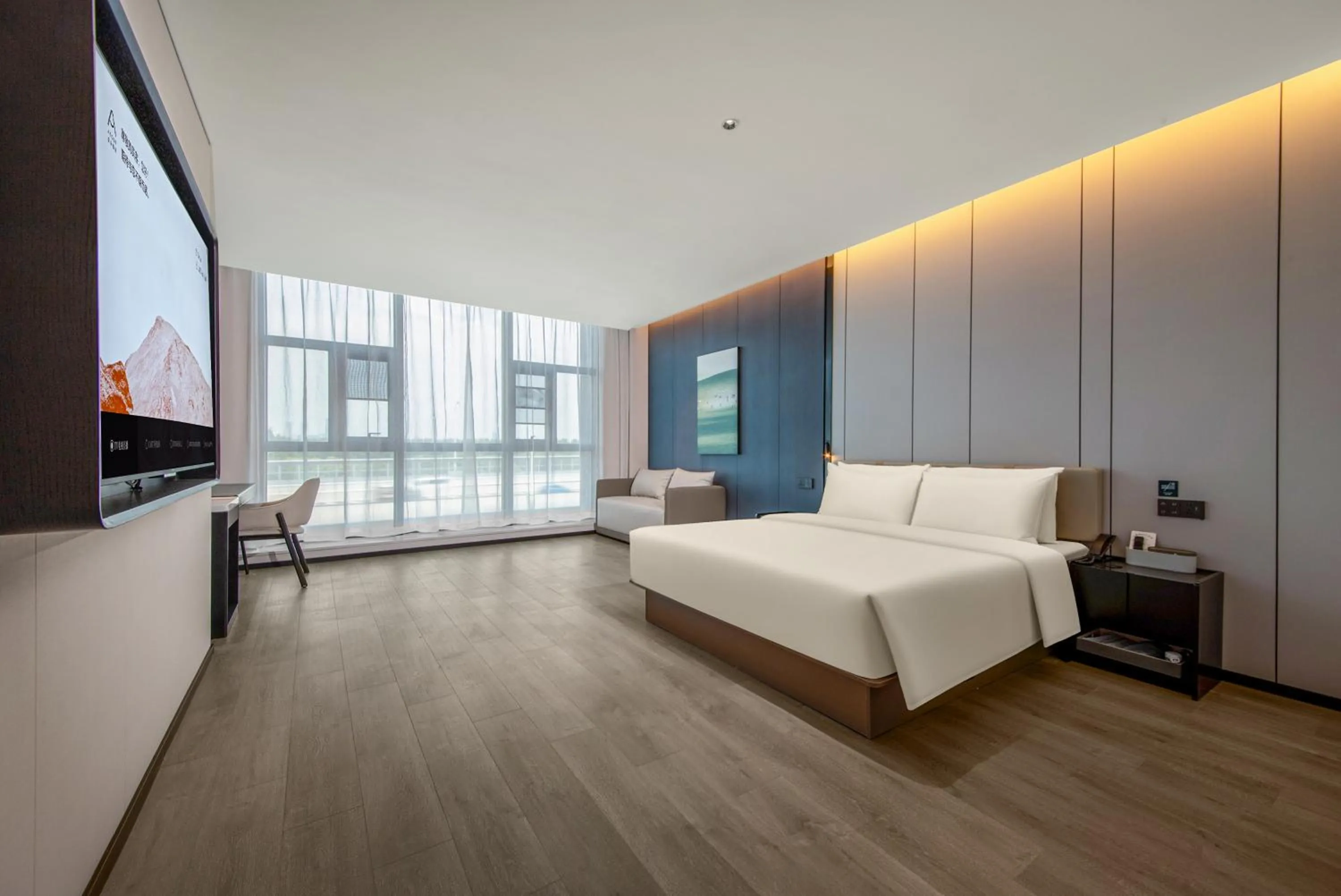 Bed in Atour Hotel Changshu Yunshang Town Mocheng Avenue