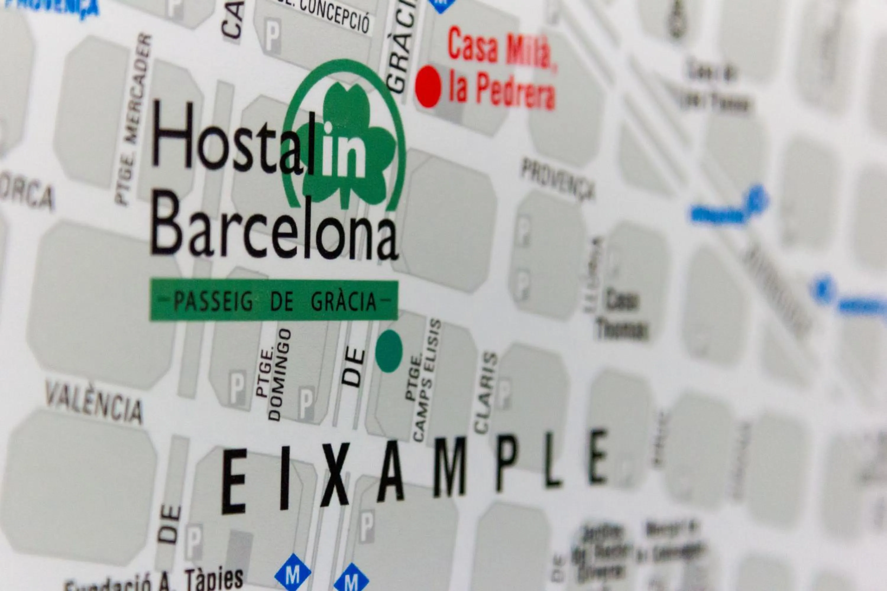 Decorative detail in Hostalin Barcelona Passeig de Gracia