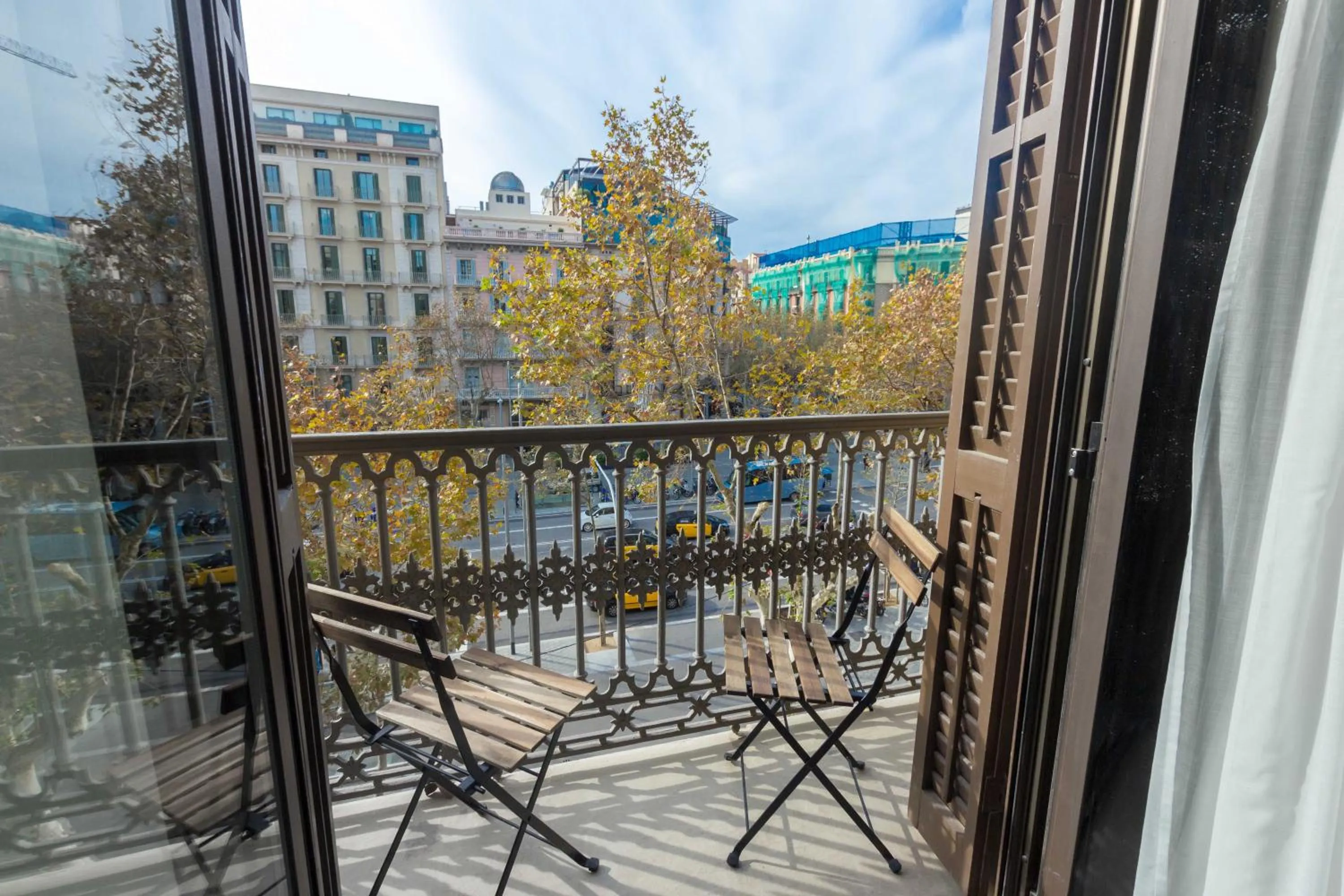 Balcony/Terrace in Hostalin Barcelona Passeig de Gracia