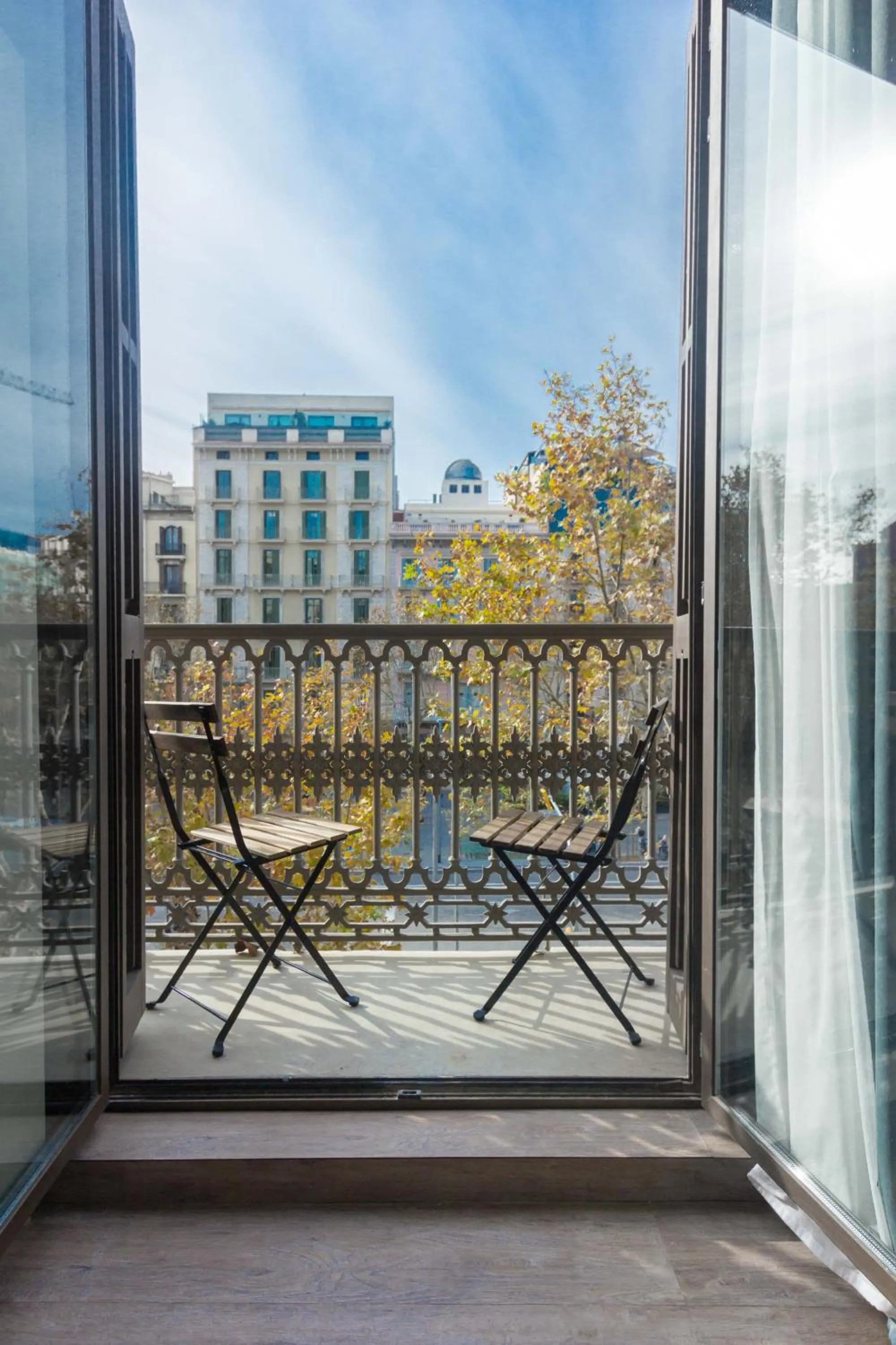 Balcony/Terrace in Hostalin Barcelona Passeig de Gracia