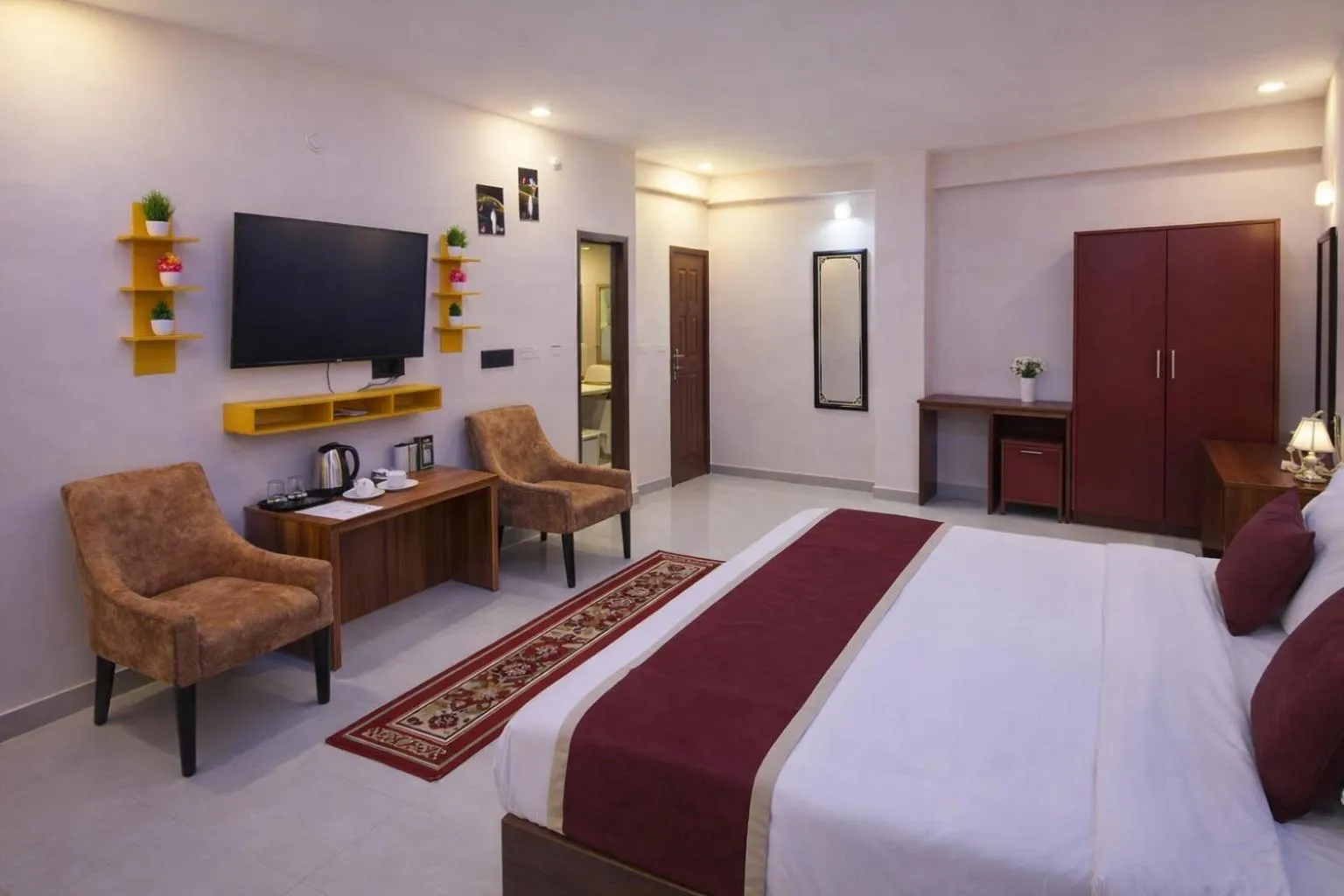 Large Double Room - single occupancy in Pavitram Hotel & Banquet