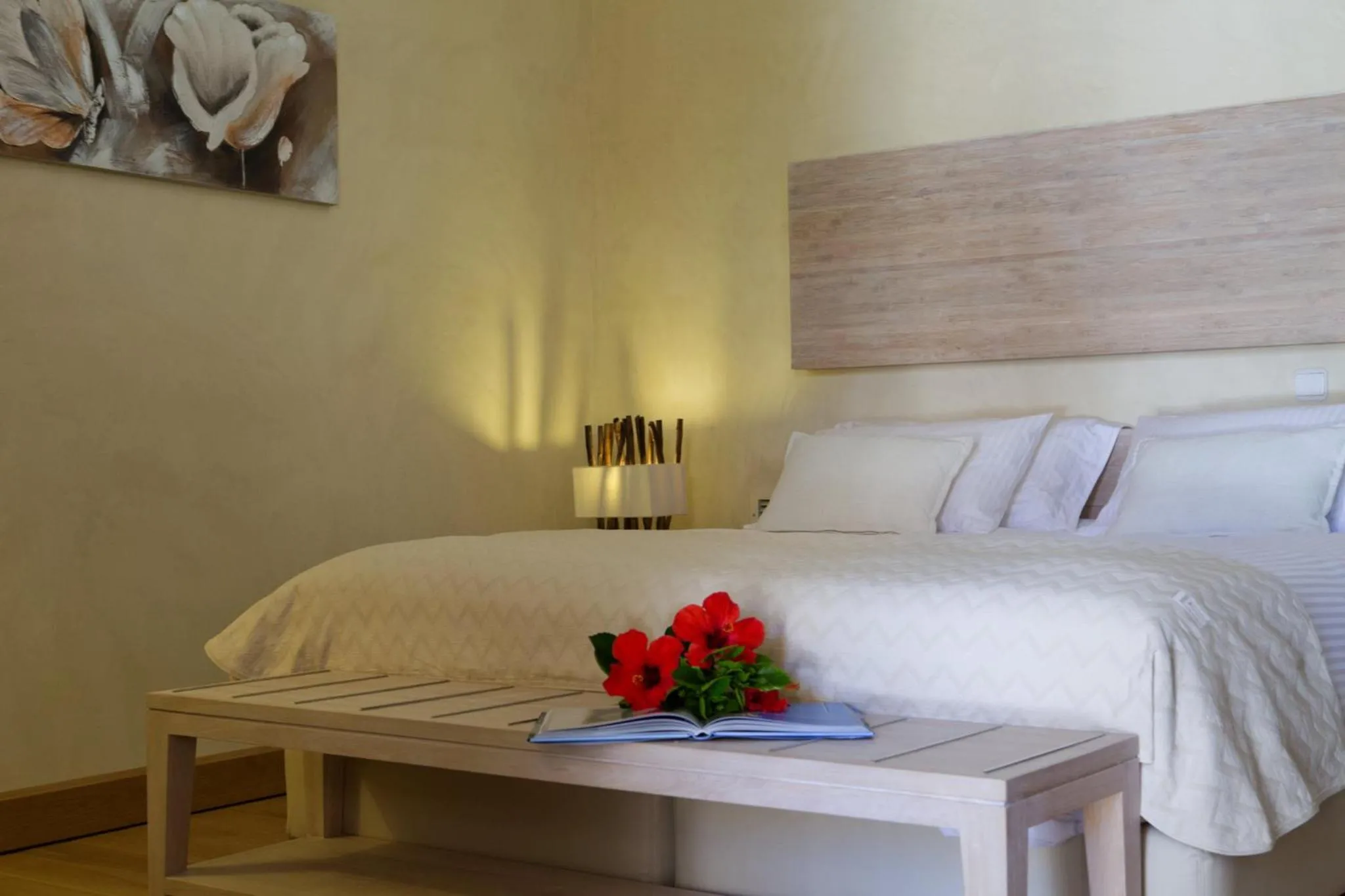 Bed in Villa Veneziano Lefkada