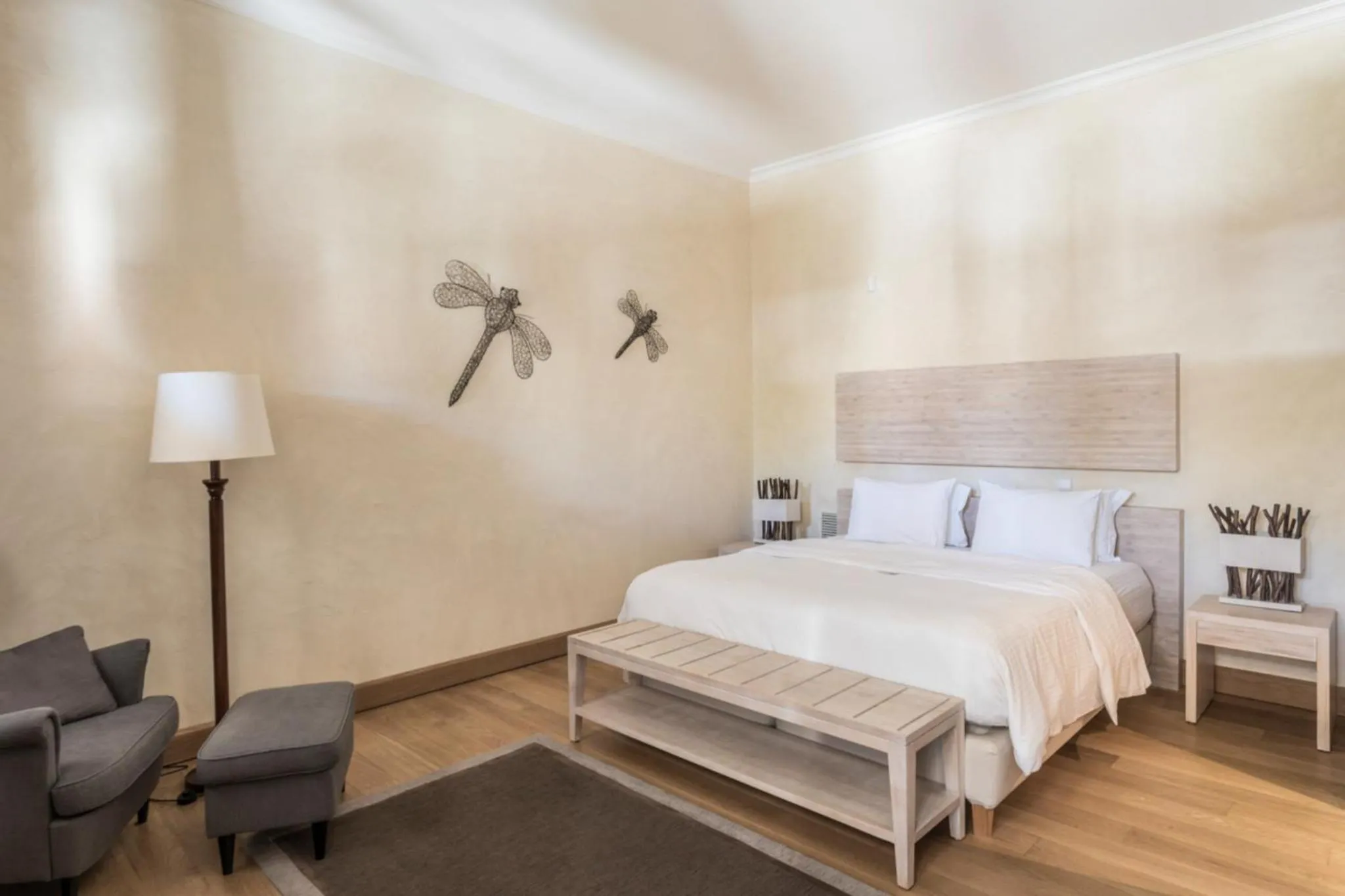 Bed in Villa Veneziano Lefkada