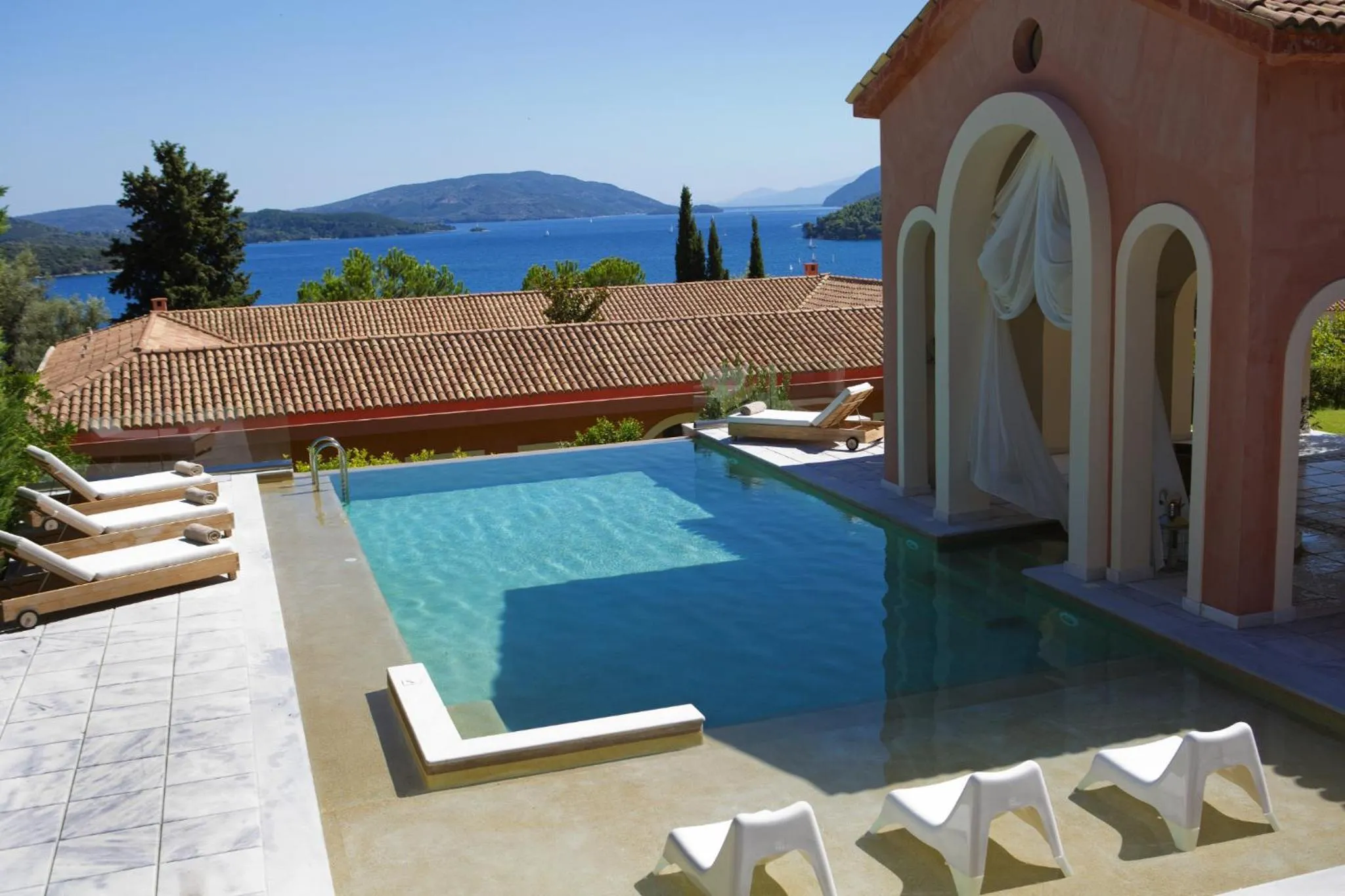Patio in Villa Veneziano Lefkada