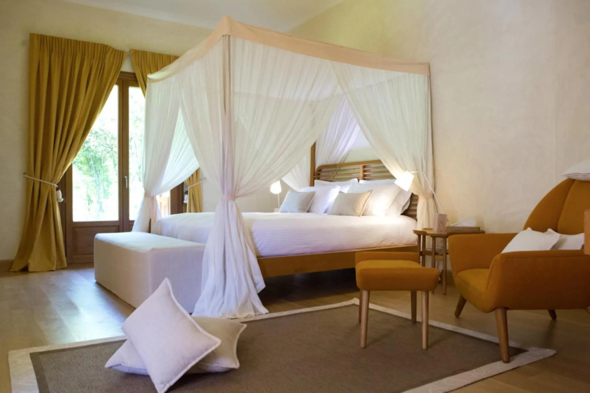 Bed in Villa Veneziano Lefkada