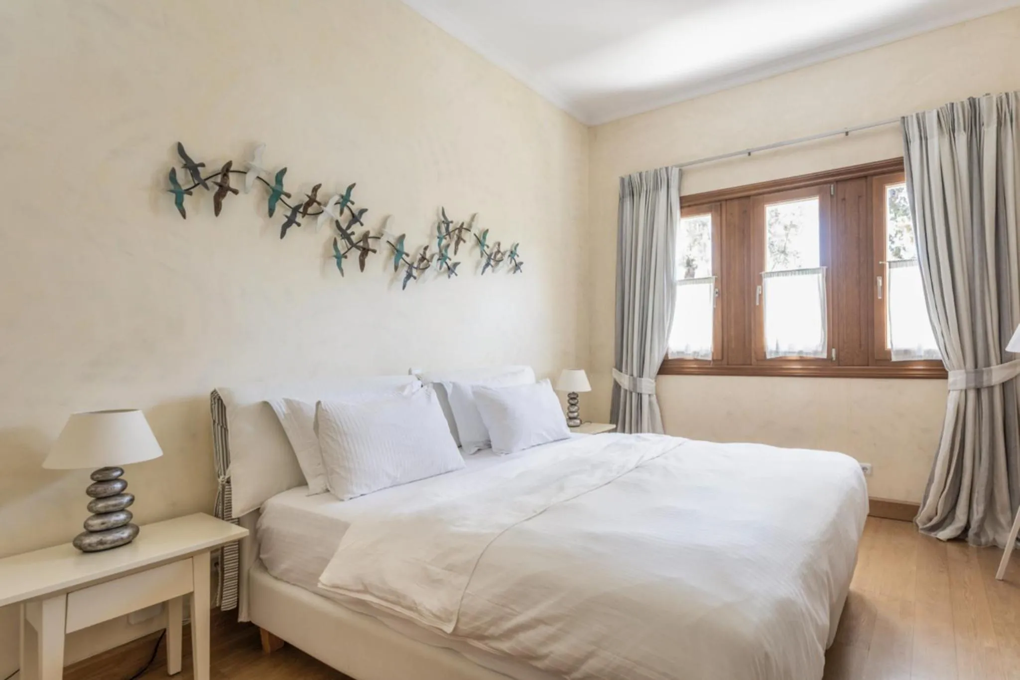 Bed in Villa Veneziano Lefkada