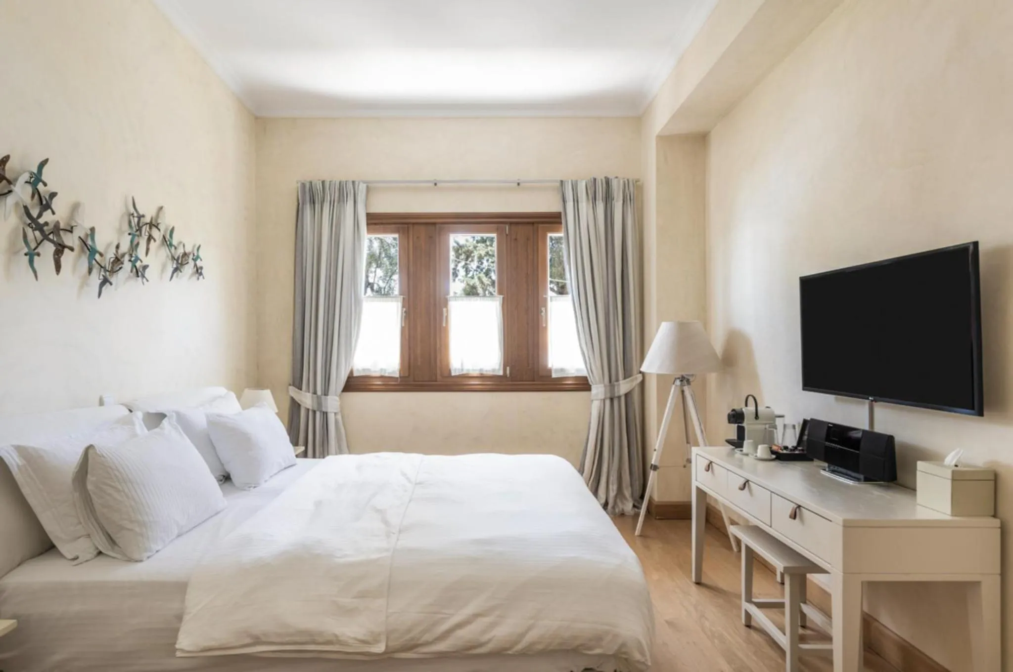 Bed in Villa Veneziano Lefkada