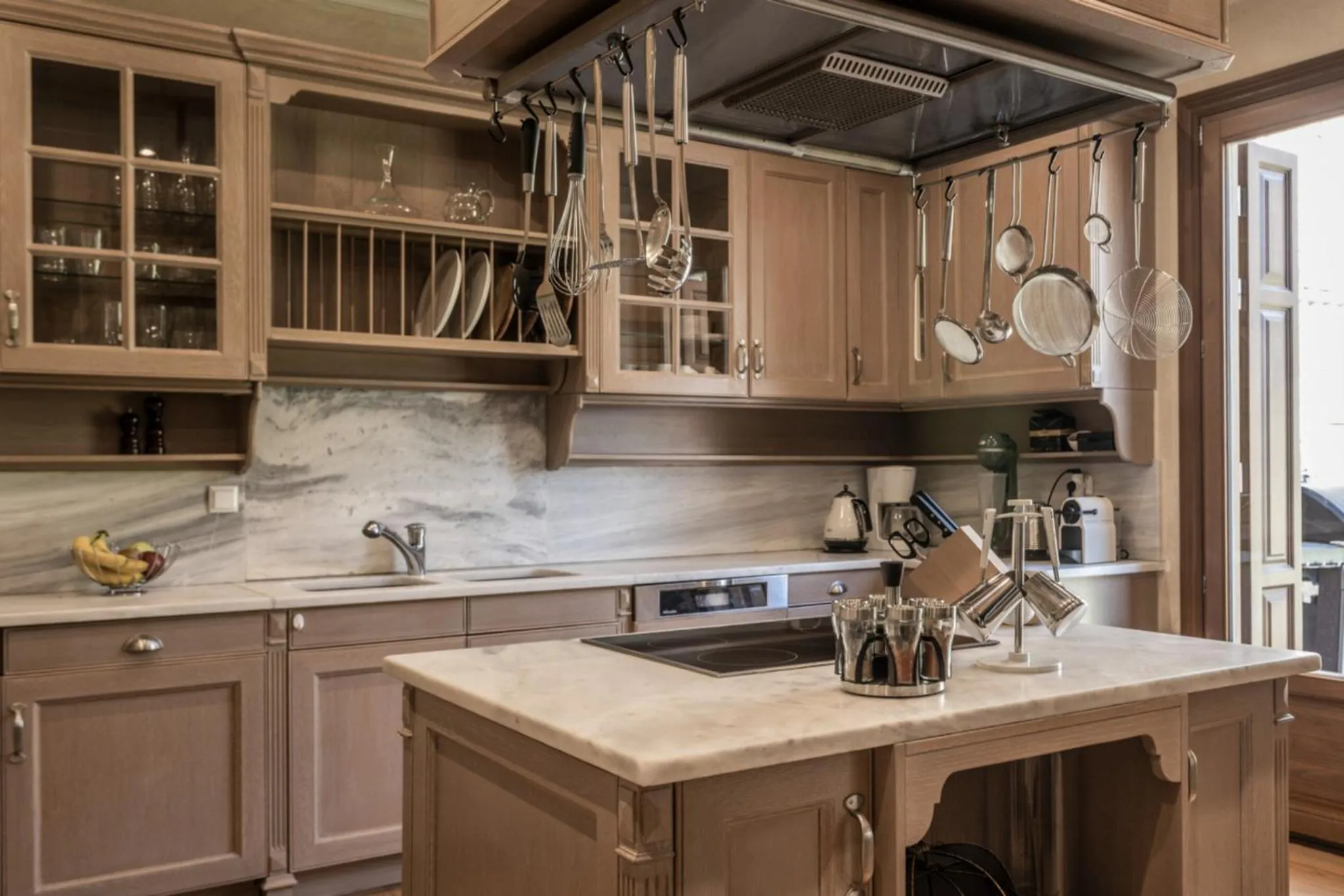 Kitchen or kitchenette in Villa Veneziano Lefkada