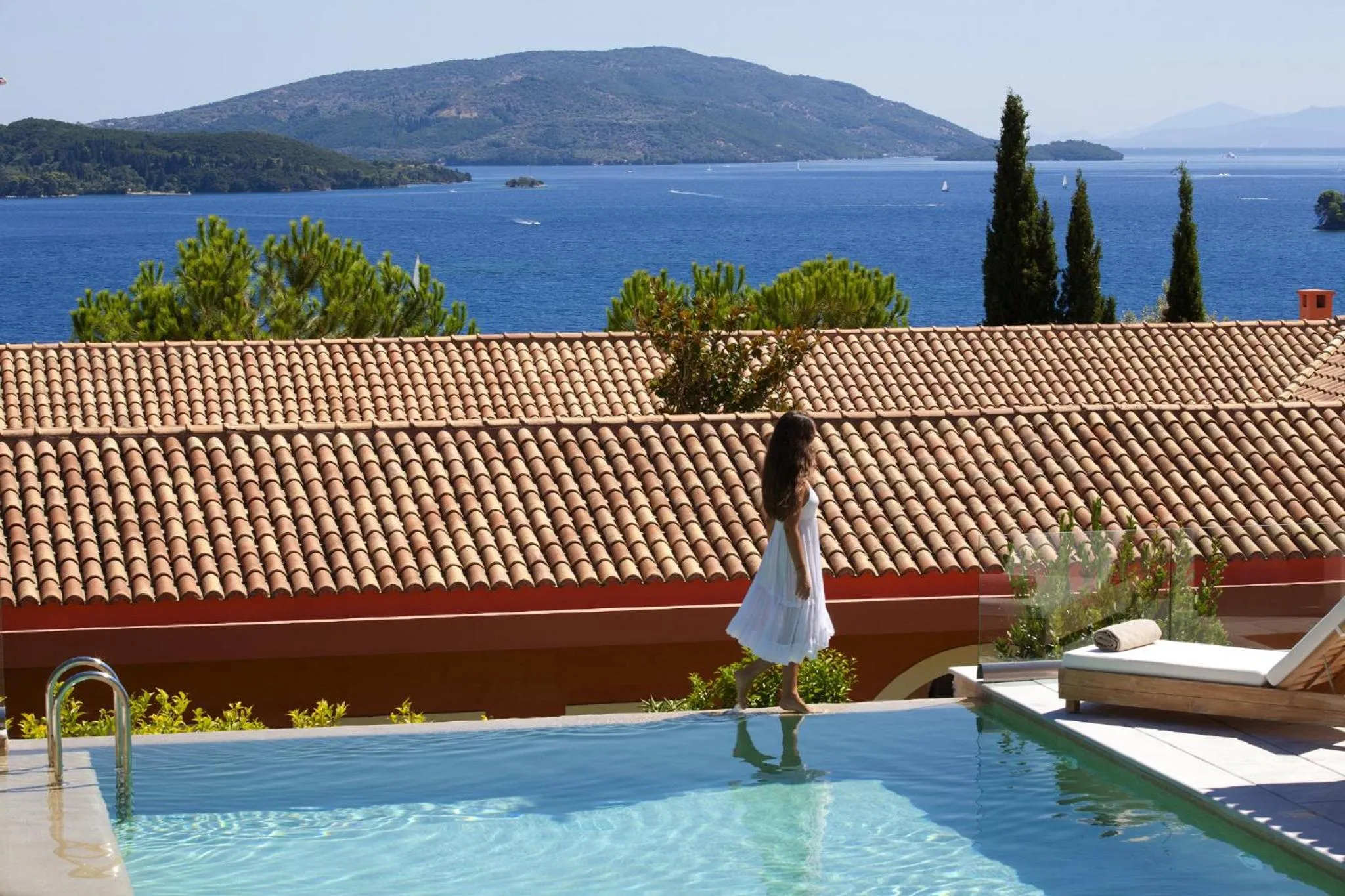 Patio in Villa Veneziano Lefkada