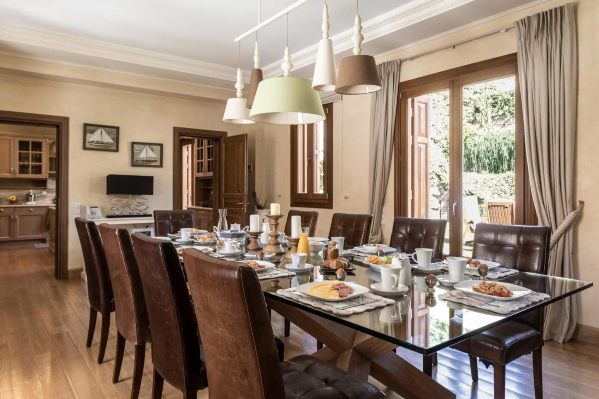 Food and drinks in Villa Veneziano Lefkada