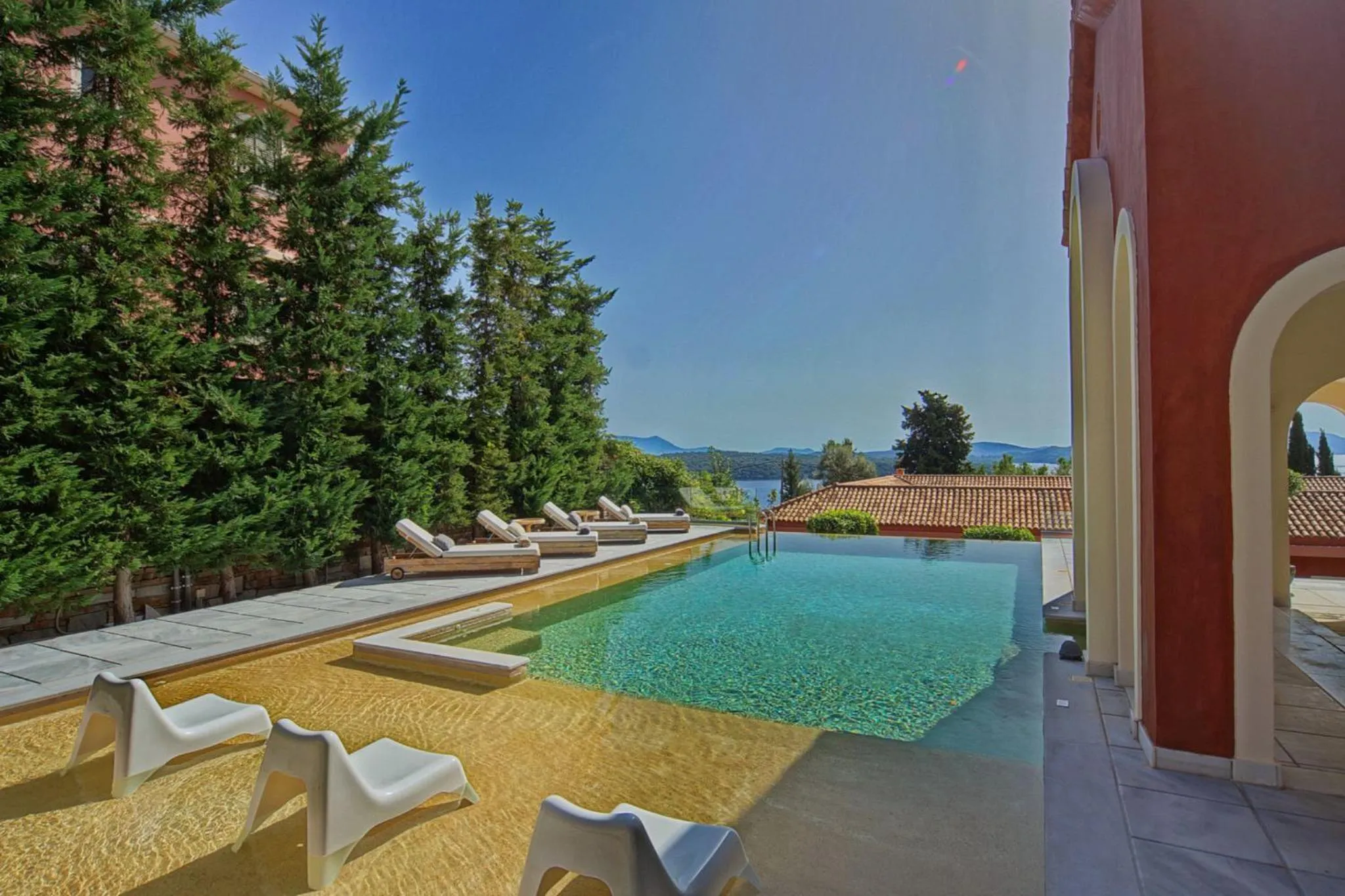 Patio in Villa Veneziano Lefkada