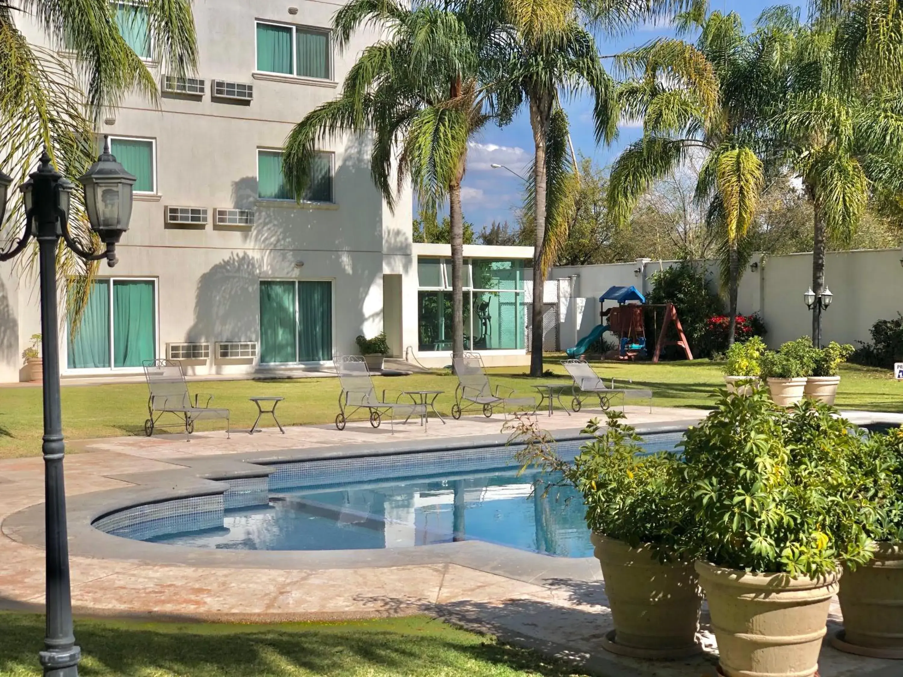 Swimming pool in Hotel Real de Minas Bajio Swimming pool in Hotel Real de Minas Bajio