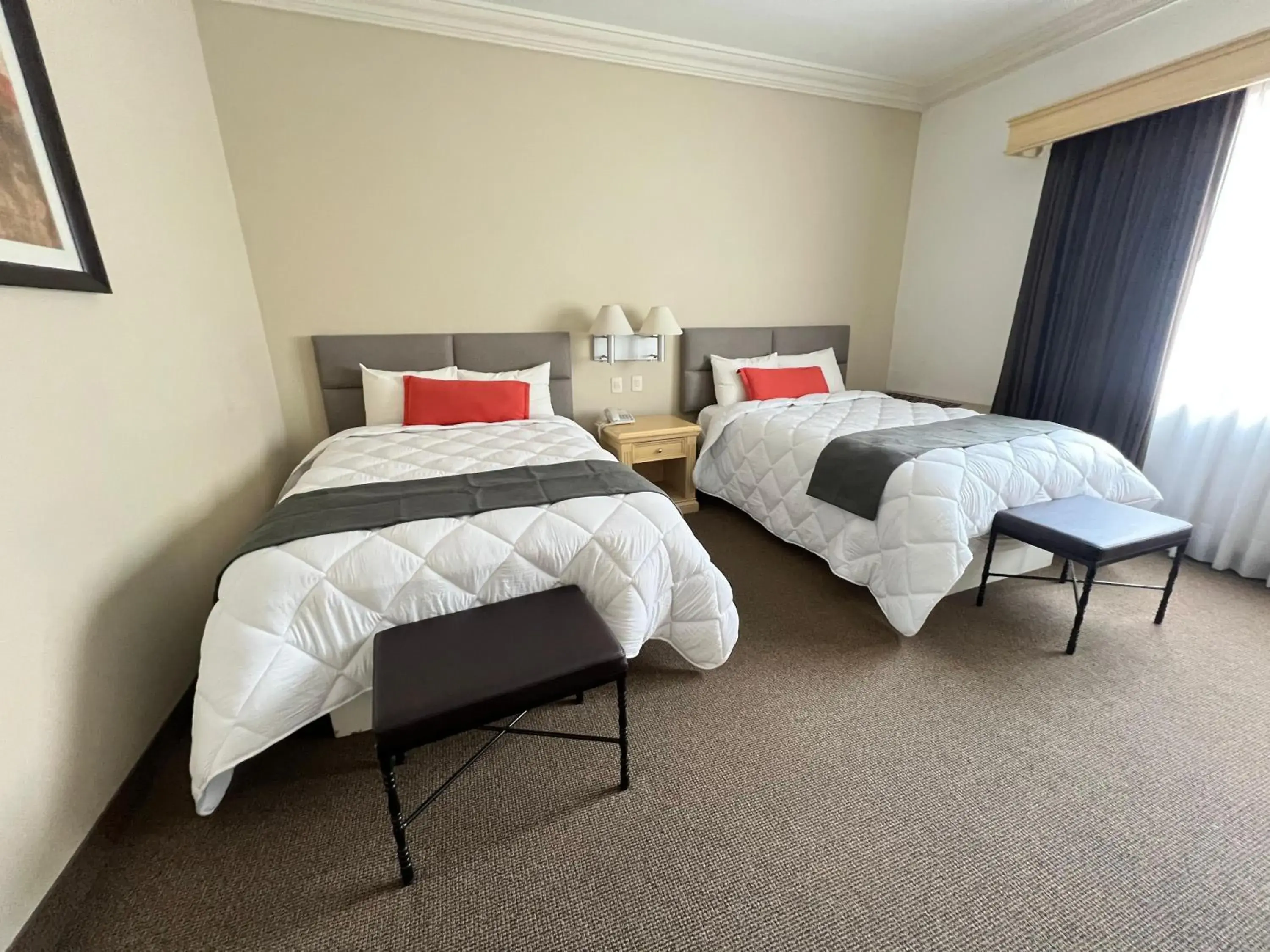 Bed in Hotel Real de Minas Bajio Bed in Hotel Real de Minas Bajio