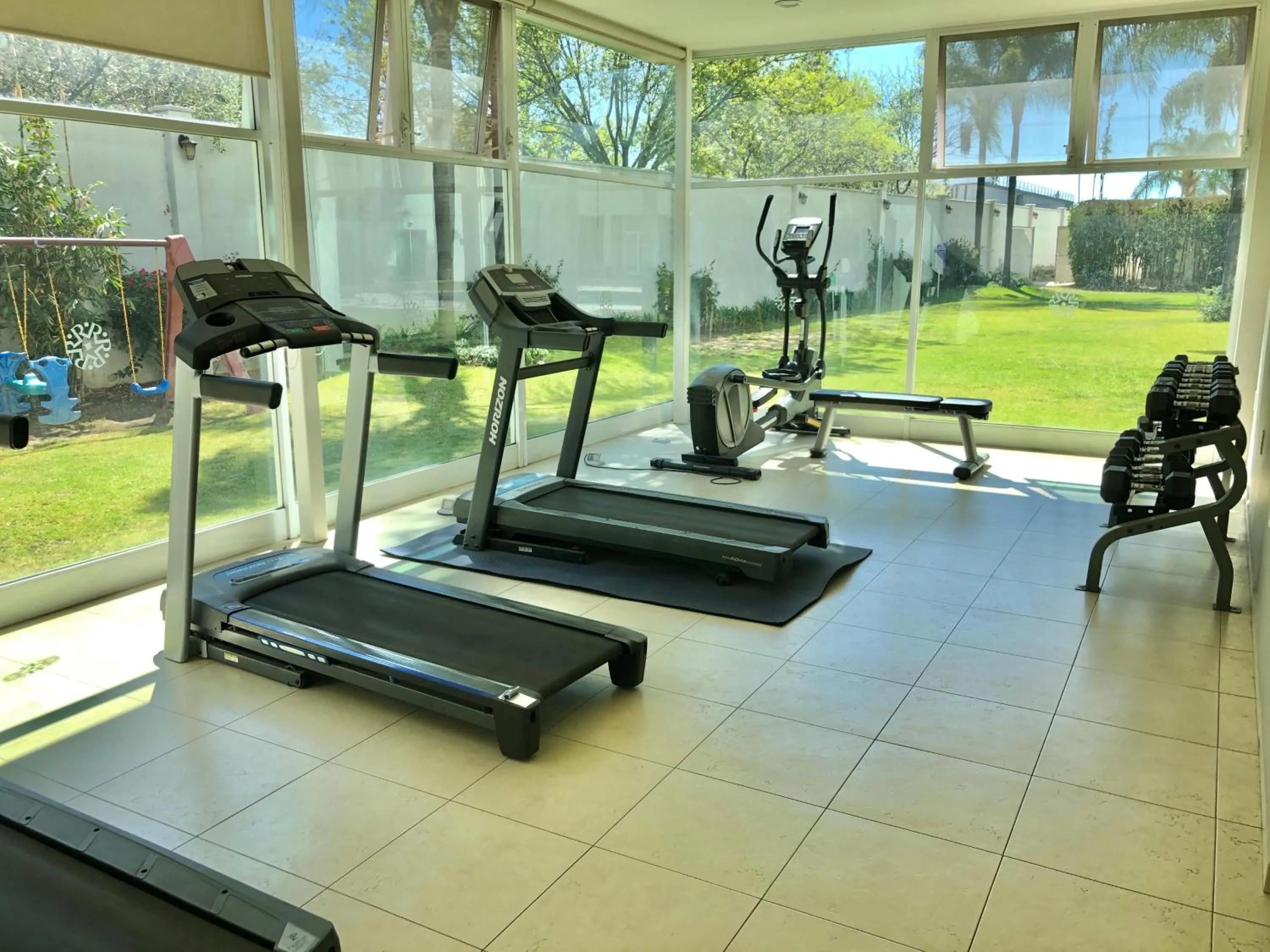 Fitness centre/facilities in Hotel Real de Minas Bajio