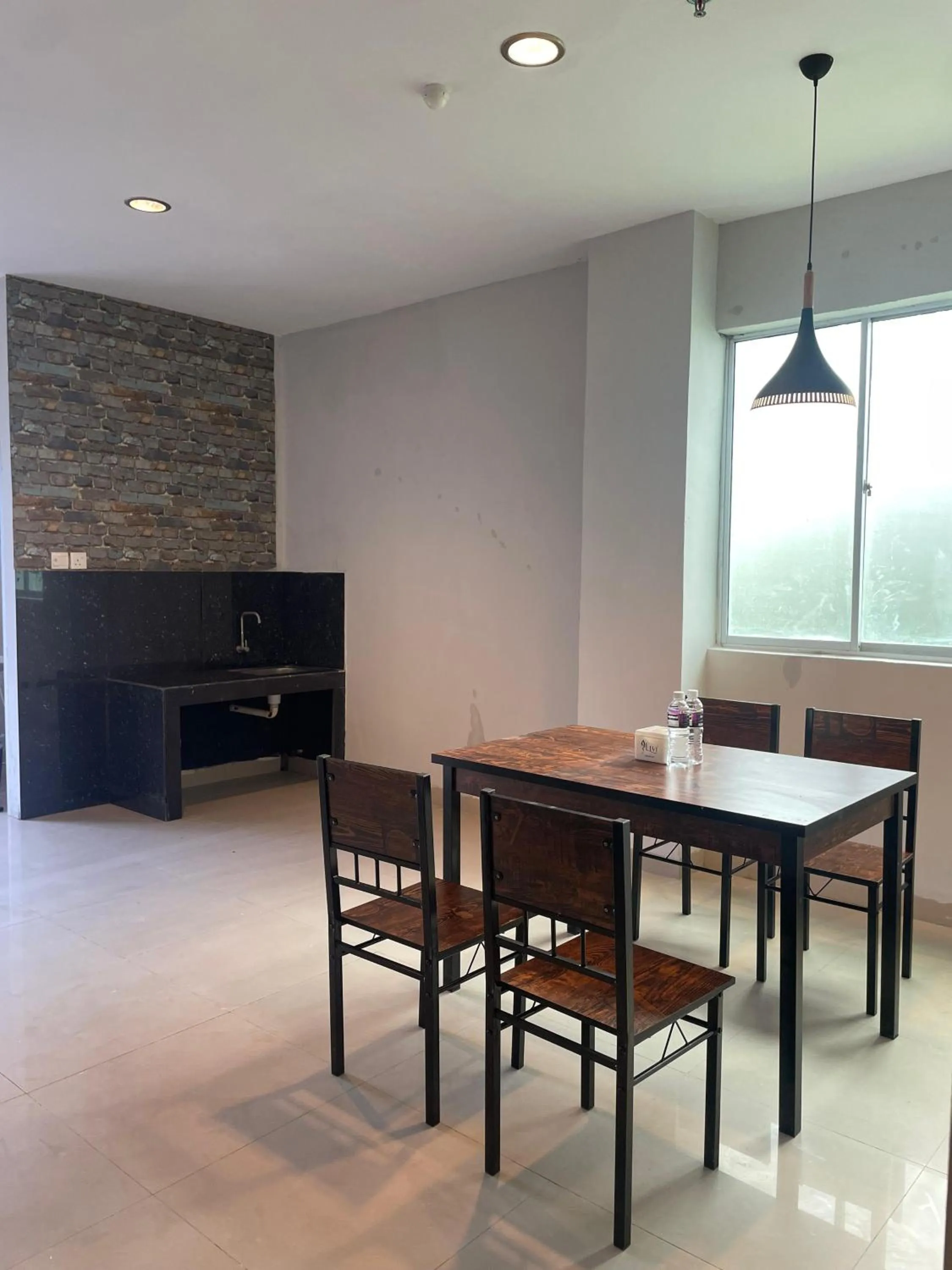 Seating area in Baloi View Apartment