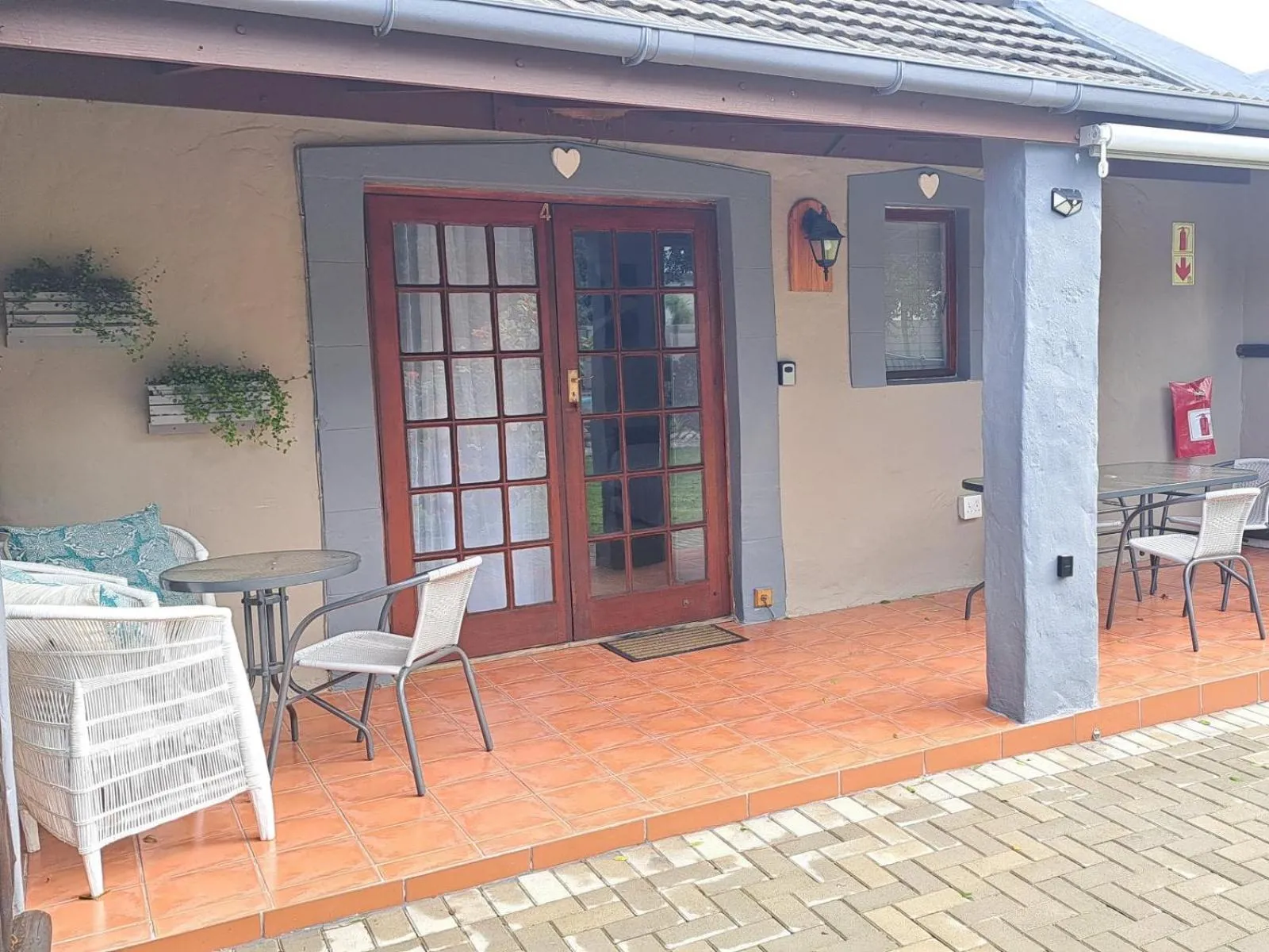 Patio in Grace Walk Guest House