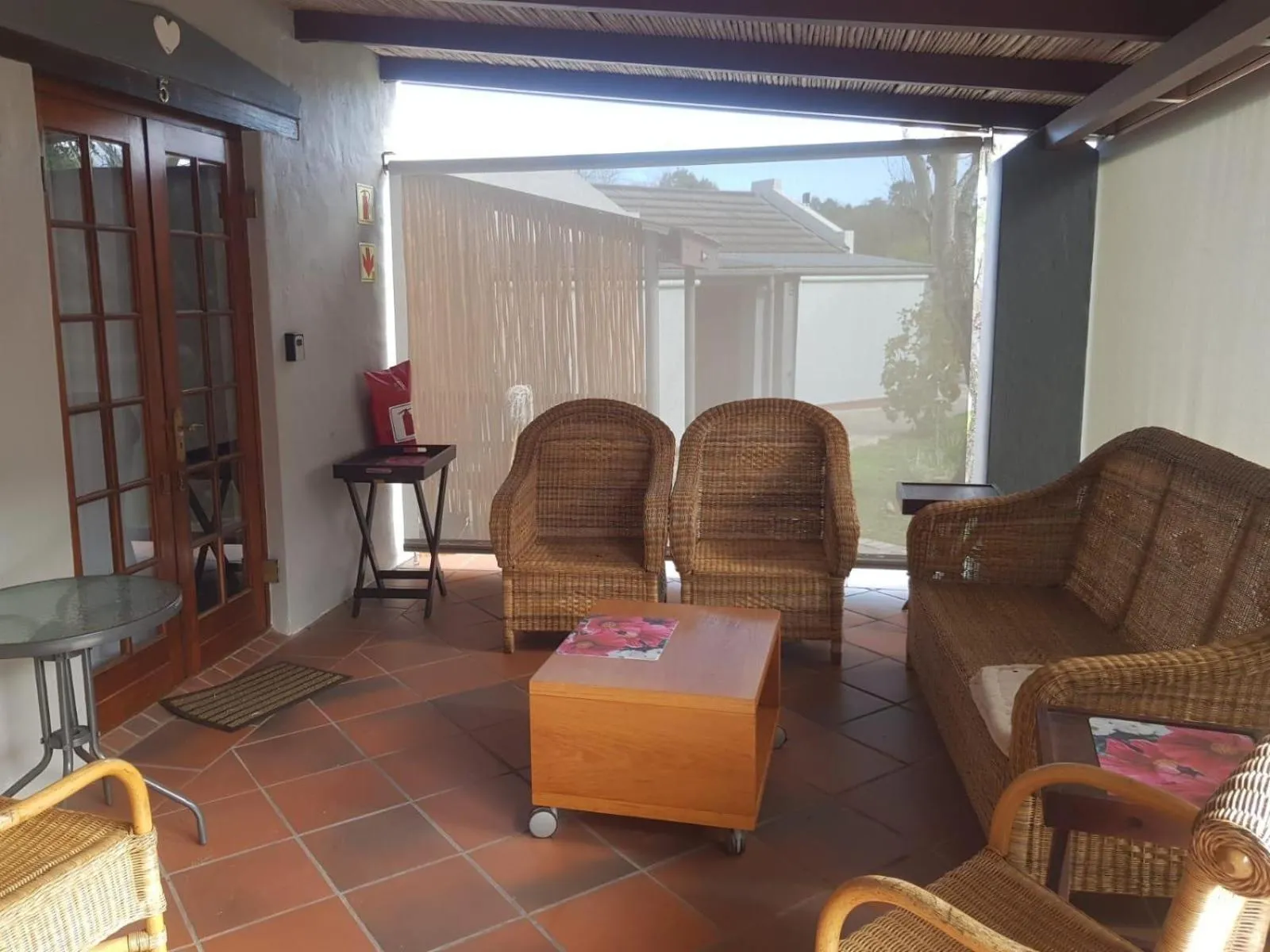 Patio in Grace Walk Guest House