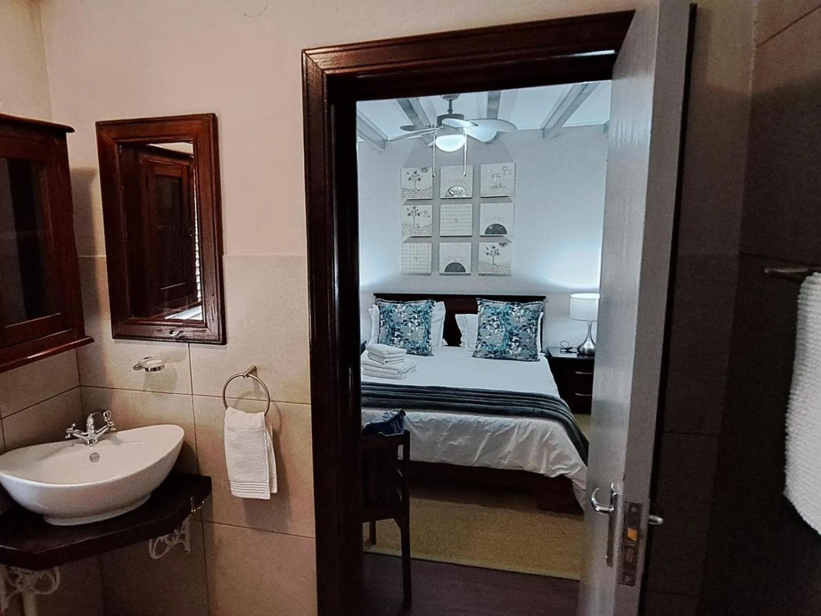 View (from property/room), Bed in Grace Walk Guest House
