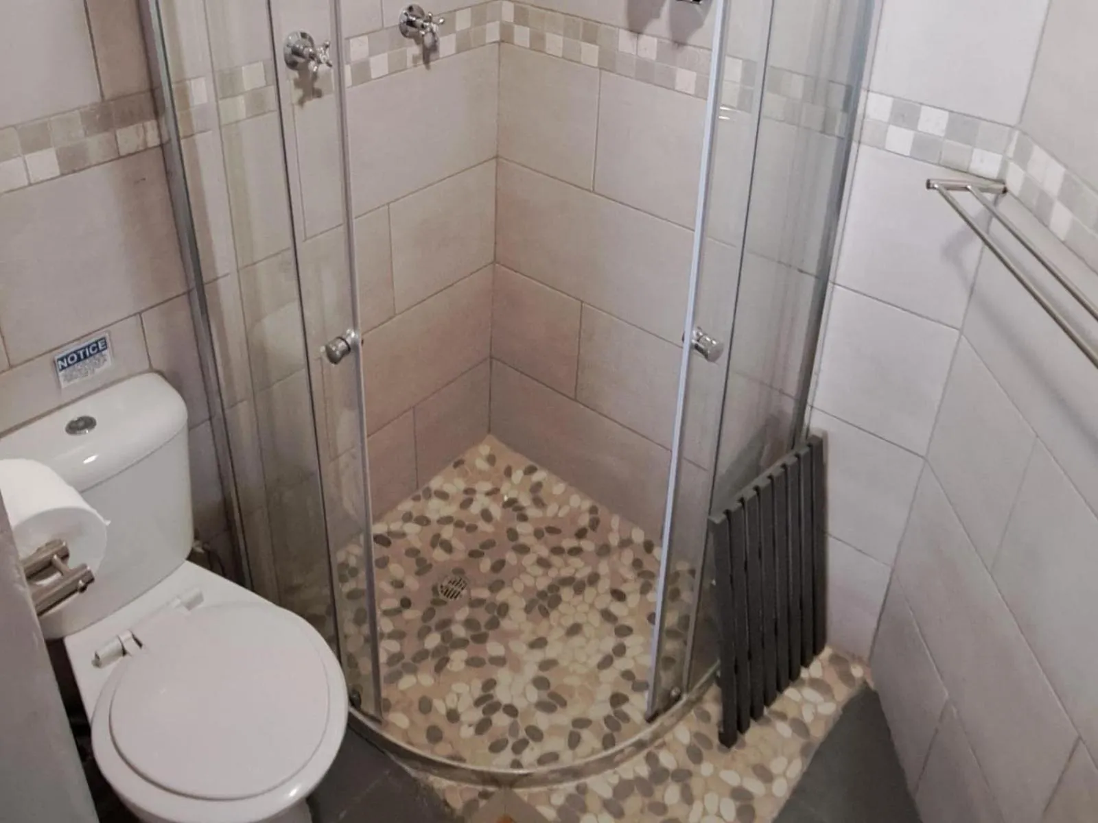 Shower in Grace Walk Guest House