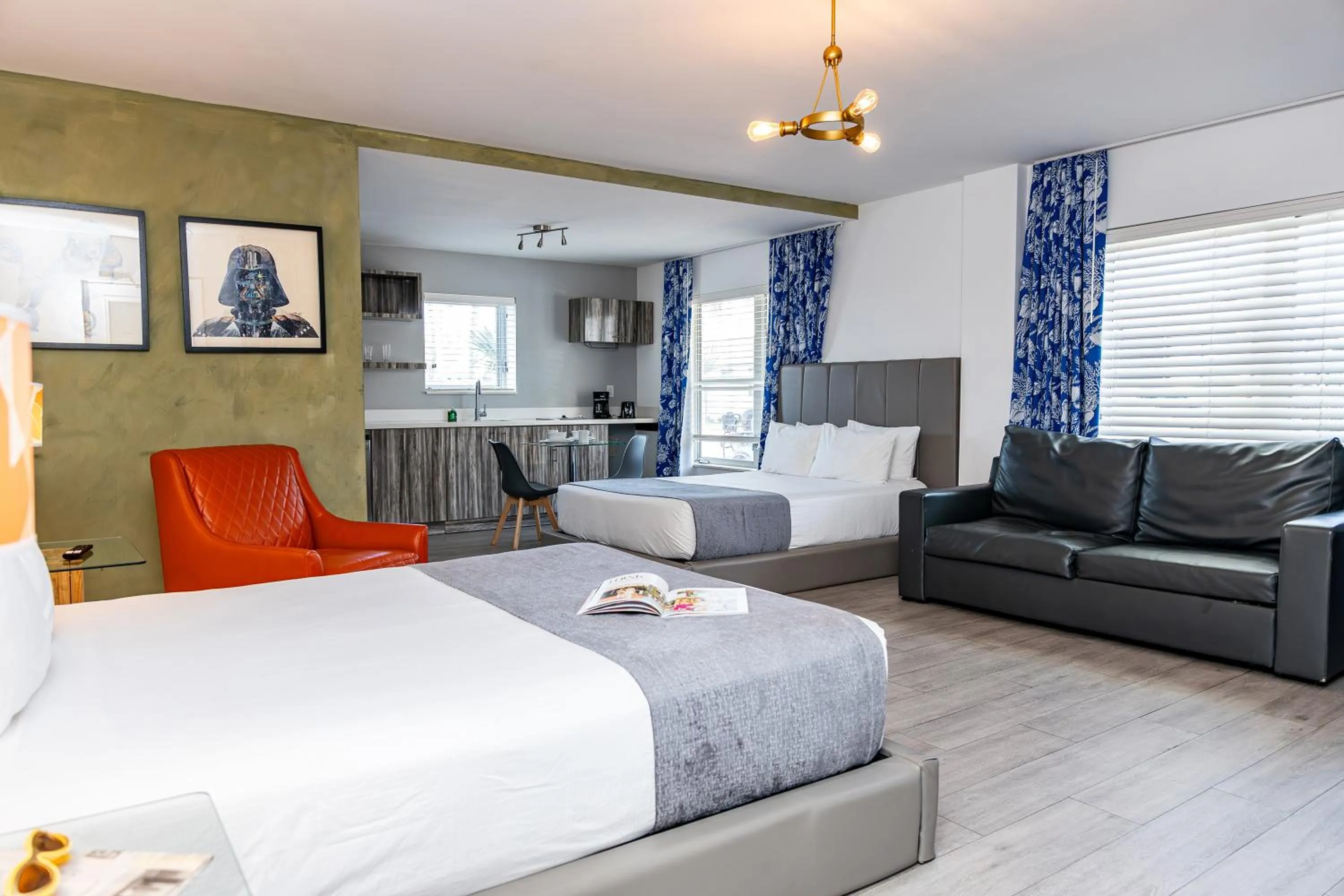 Bed in Beachside All Suites Hotel