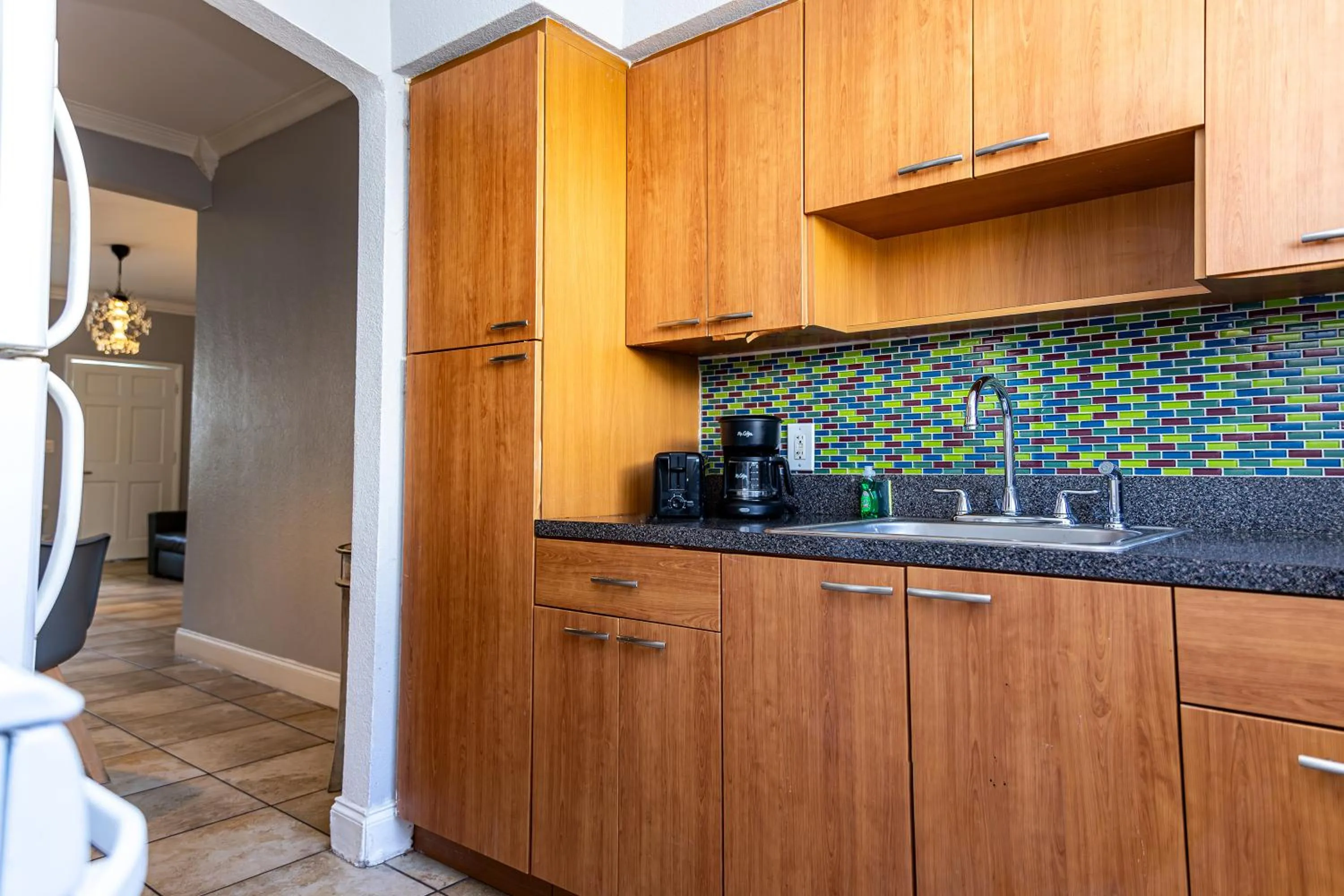 Kitchen or kitchenette in Beachside All Suites Hotel