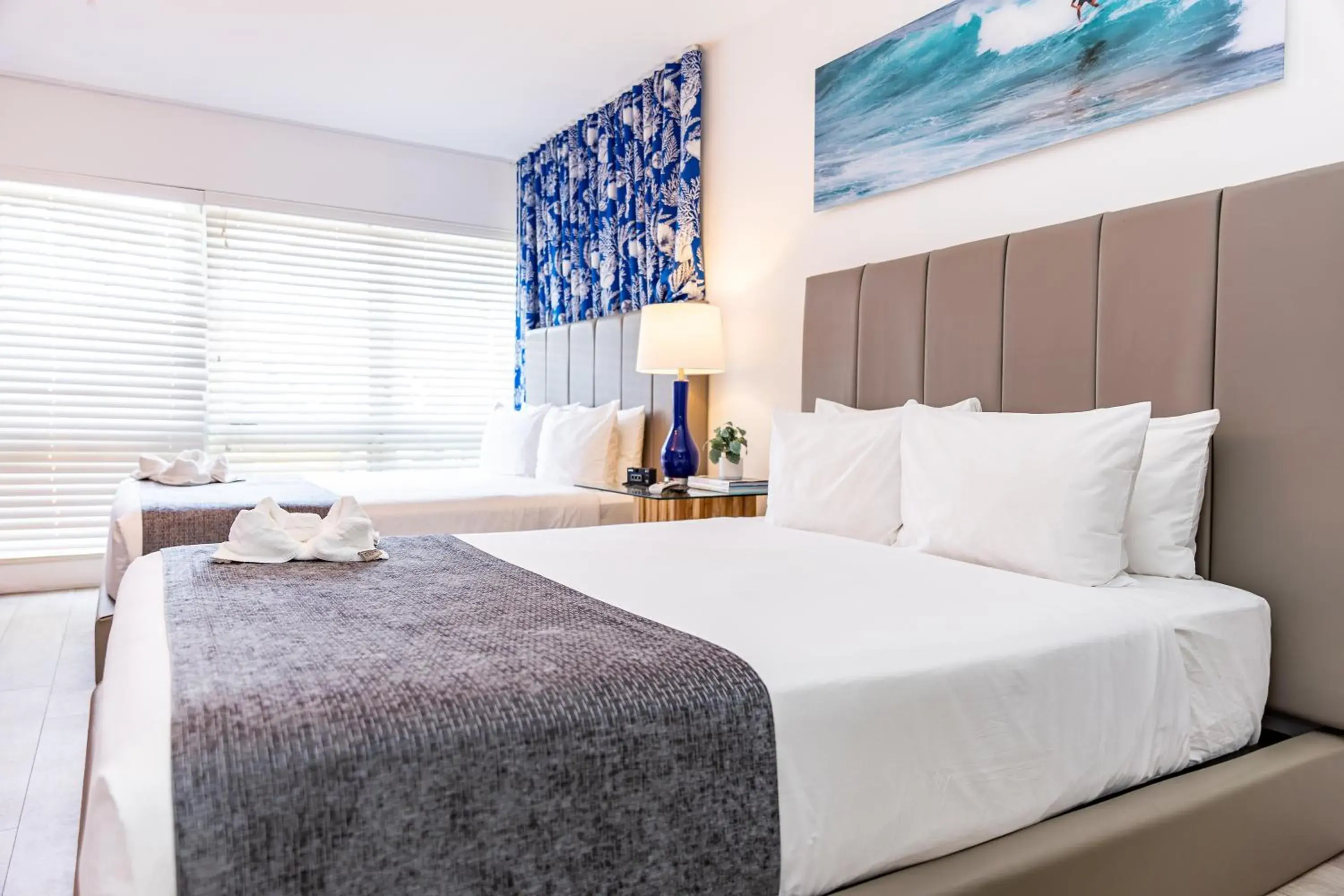 Bed in Beachside All Suites Hotel Bed in Beachside All Suites Hotel