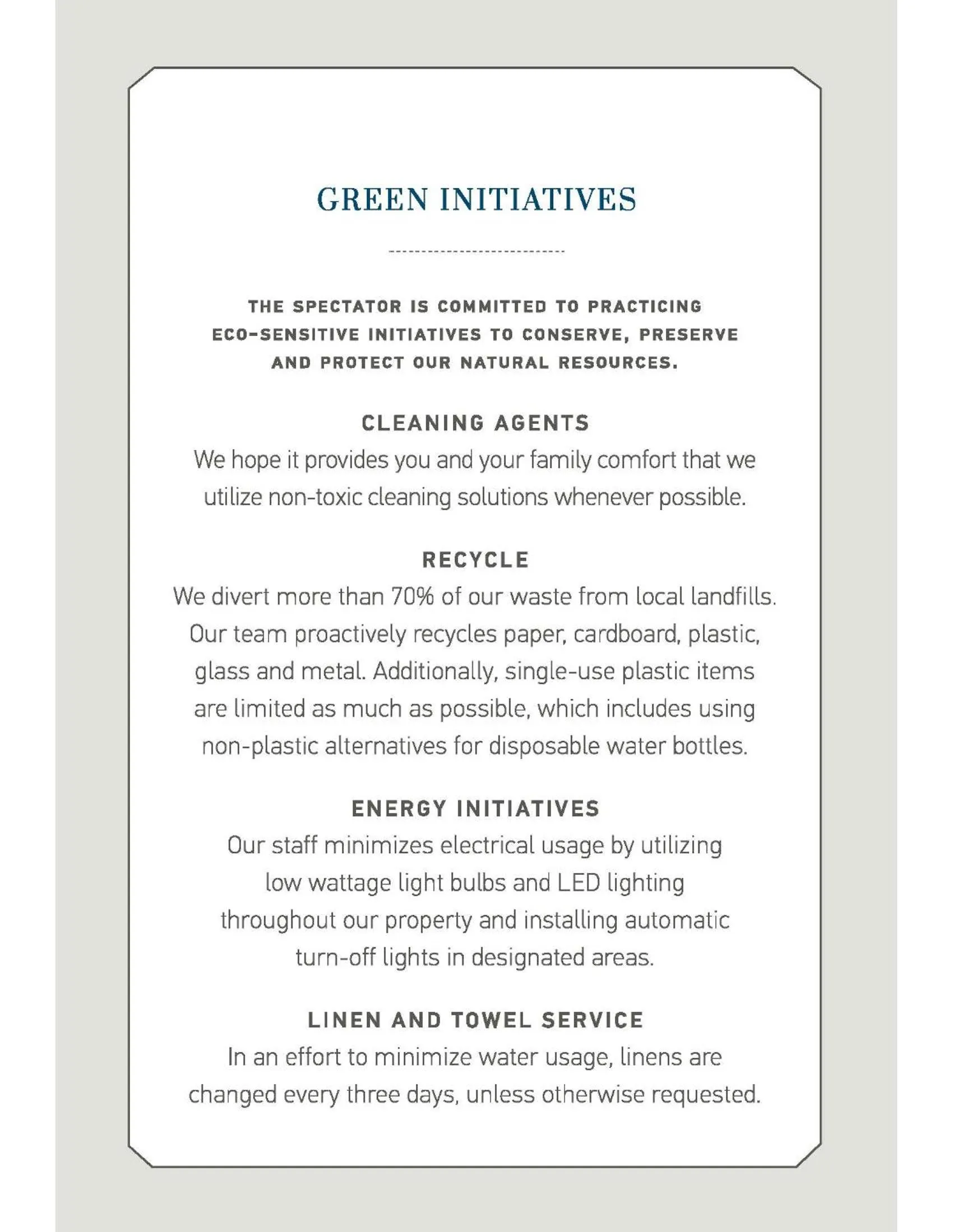 Property building in The Spectator Hotel