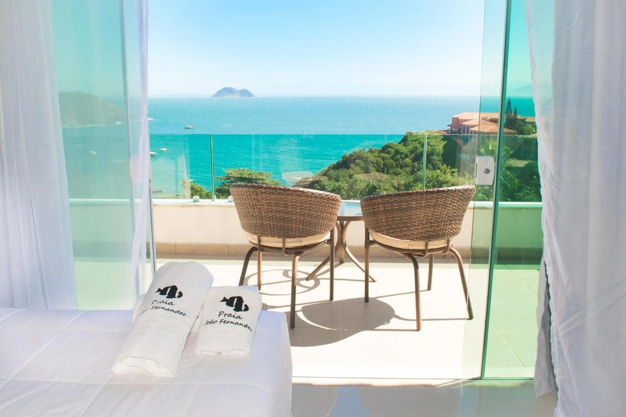 Patio in Pousada Praia João Fernandes