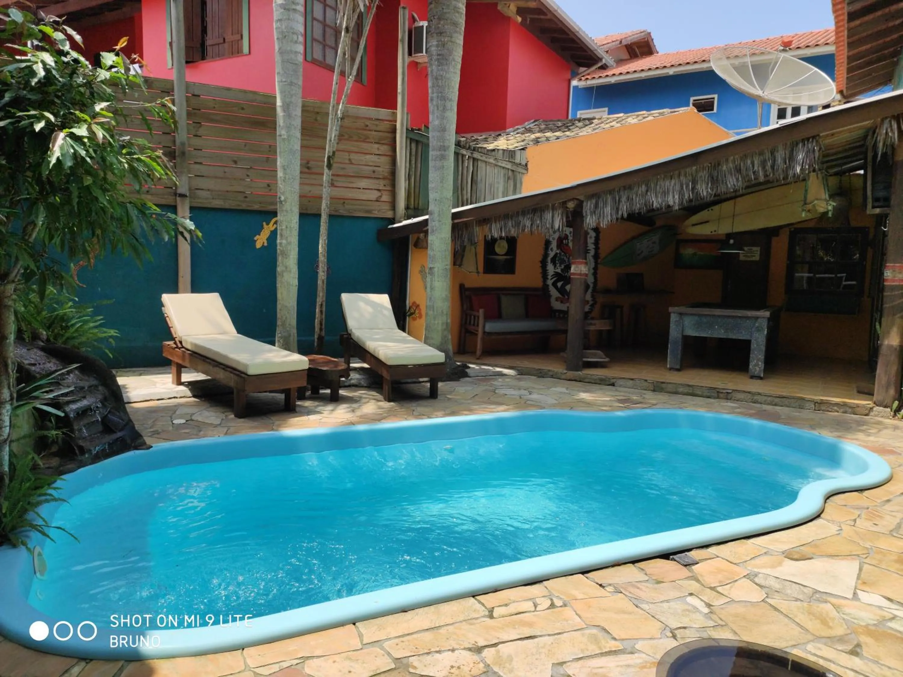 Pool view in Pousada Kalua Praia