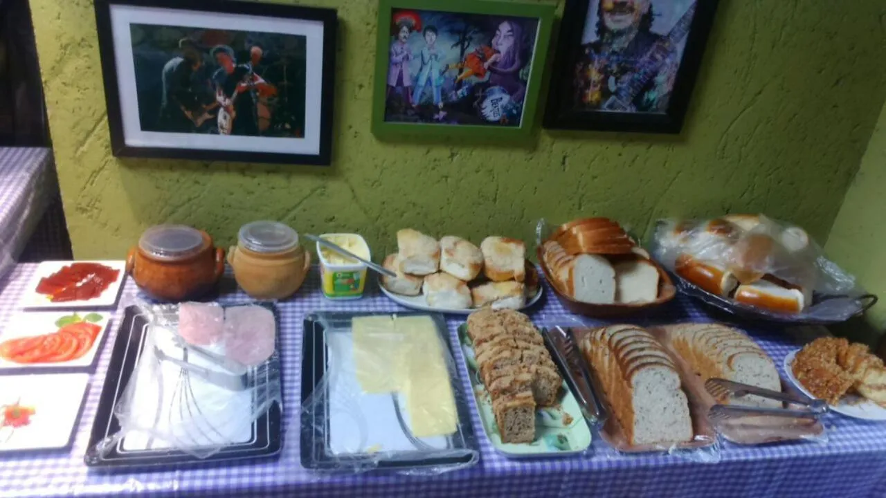 Buffet breakfast in Pousada Kalua Praia