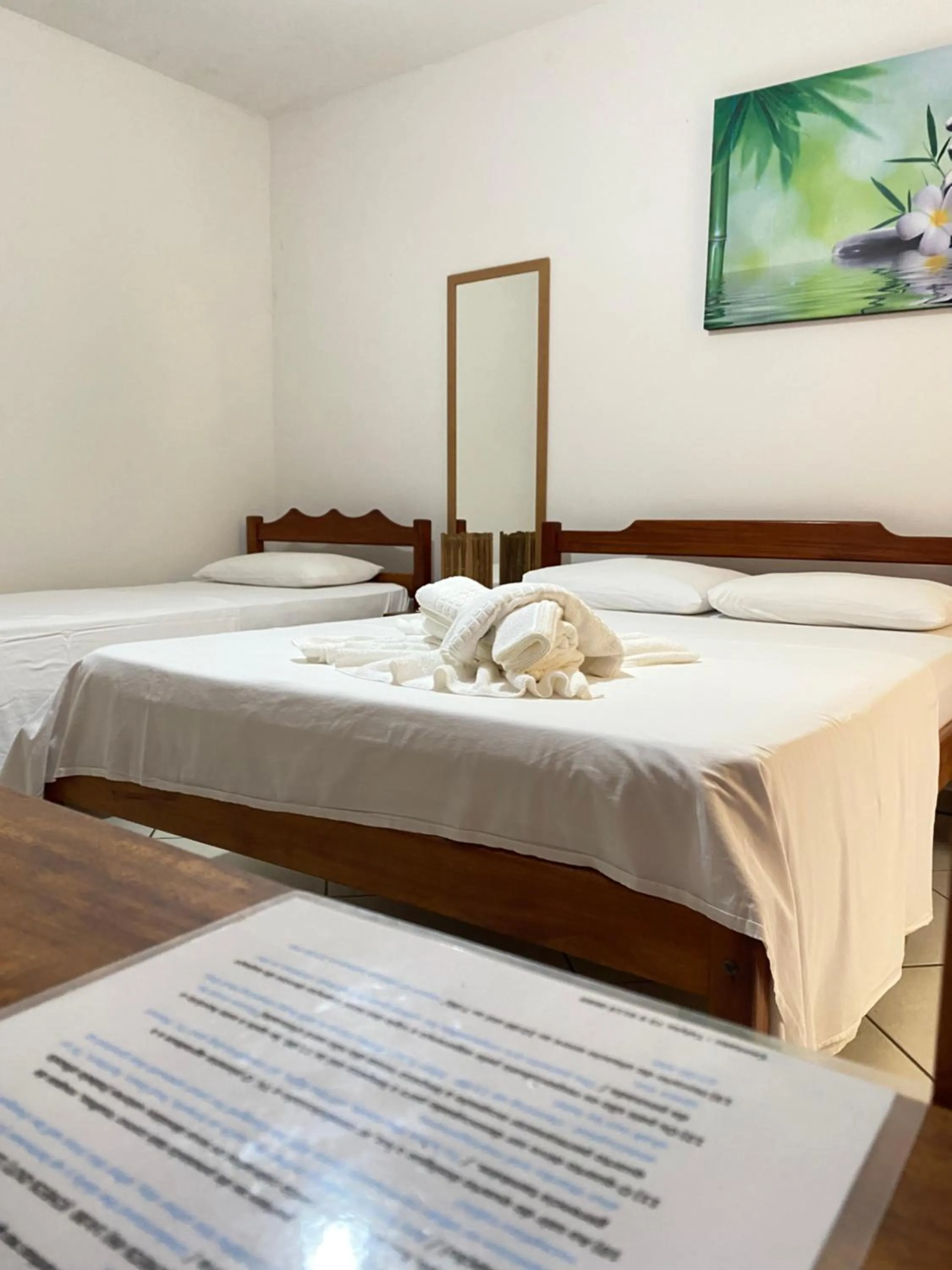 Bed in Pousada Arraial Suites