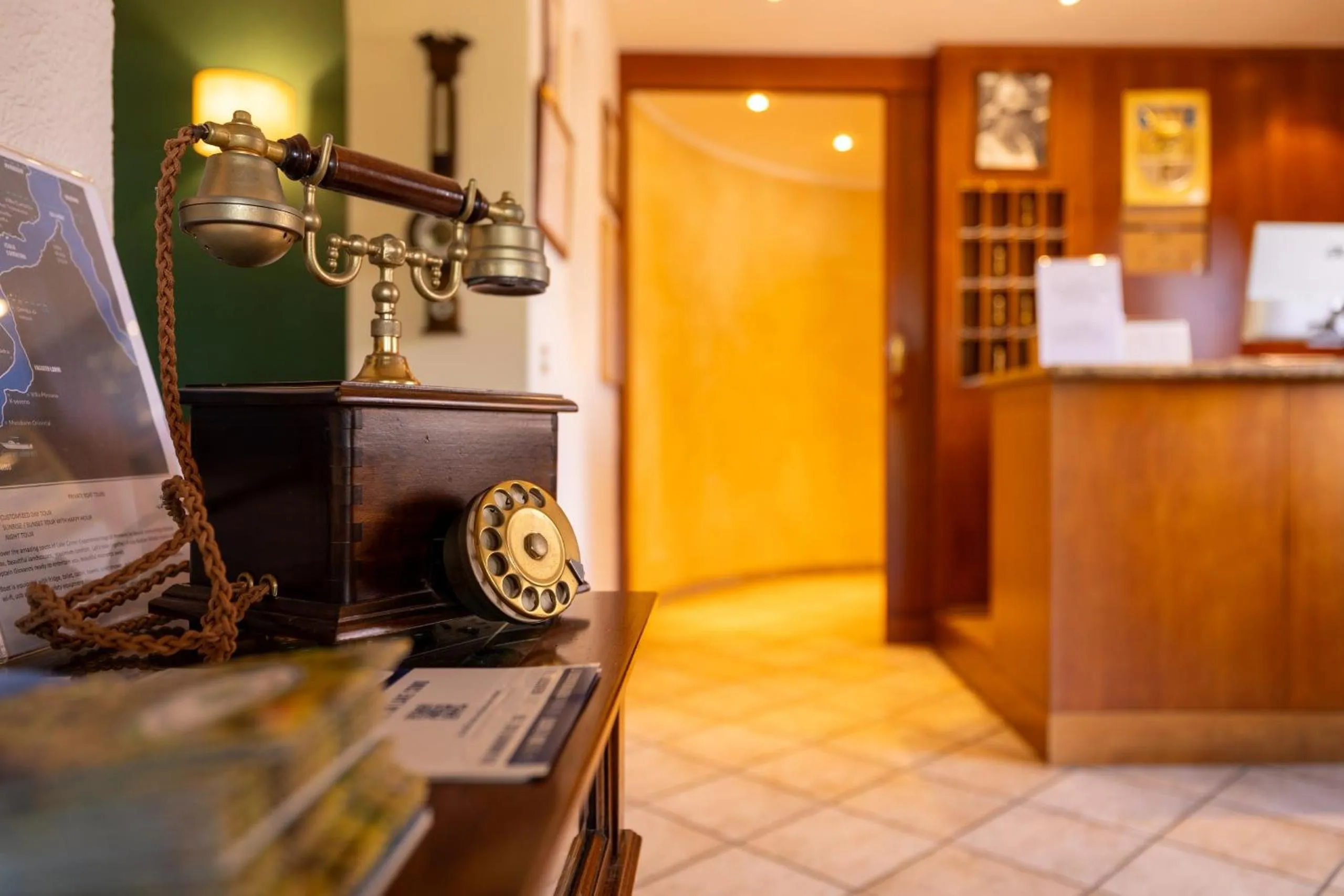 Lobby or reception in Albergo Villa Edy